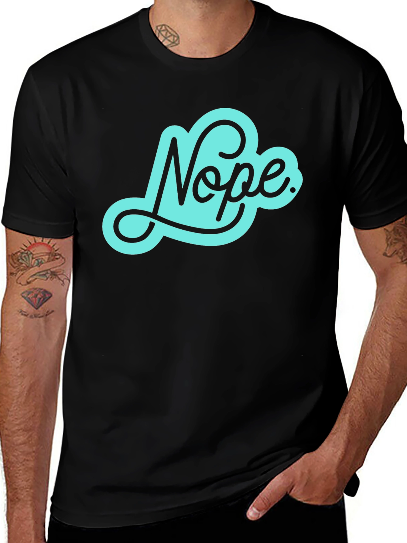 Nope Graphic Tee - Cool Casual Style
