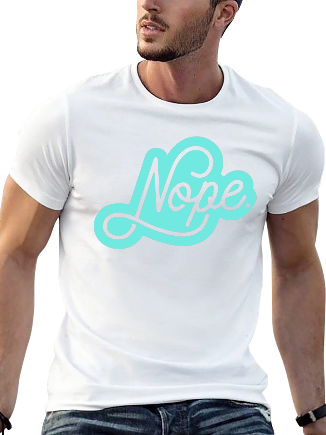 Nope Graphic Tee - Cool Casual Style