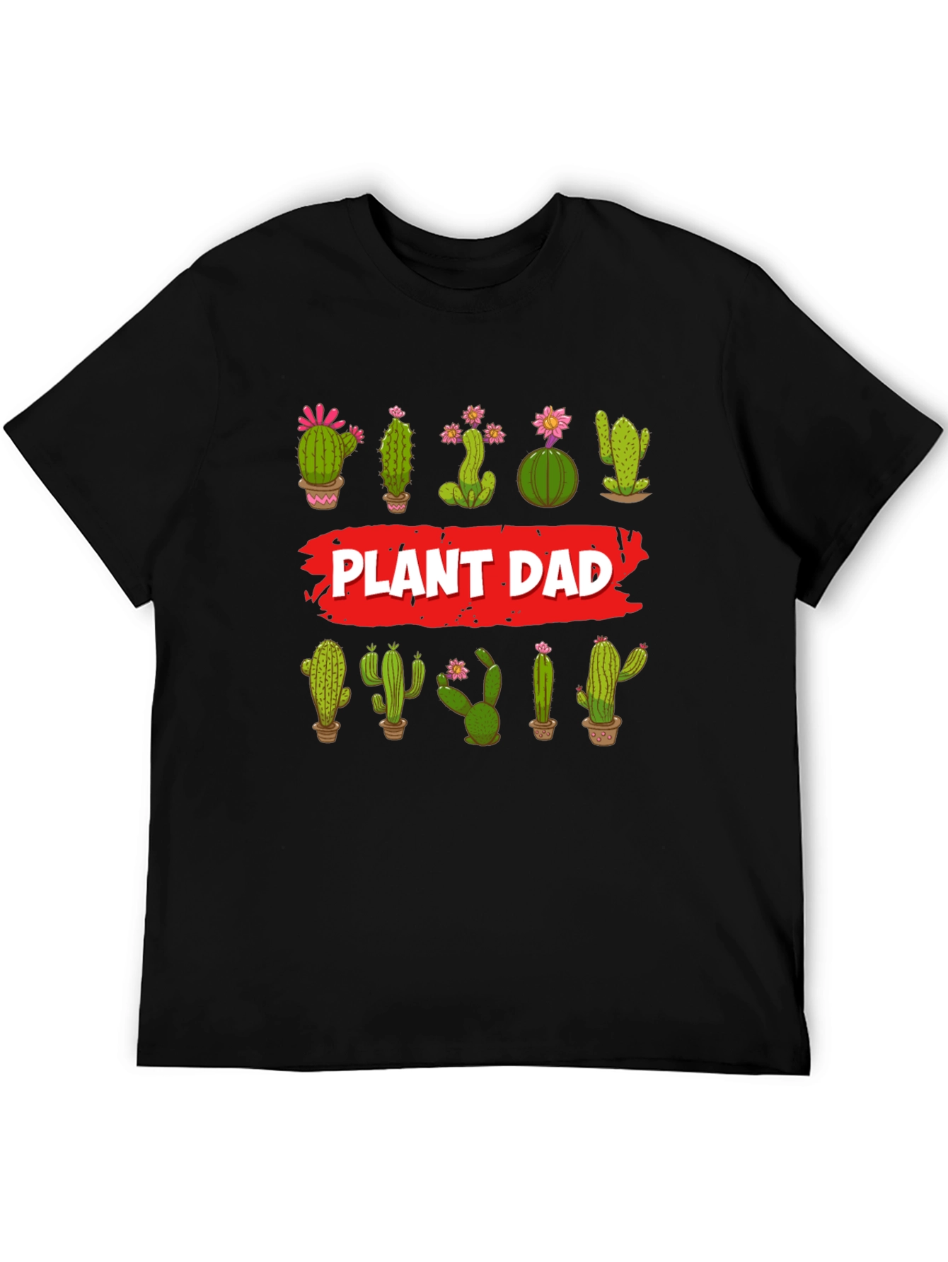 Plant Dad Cactus T-Shirt - Gardener Tee