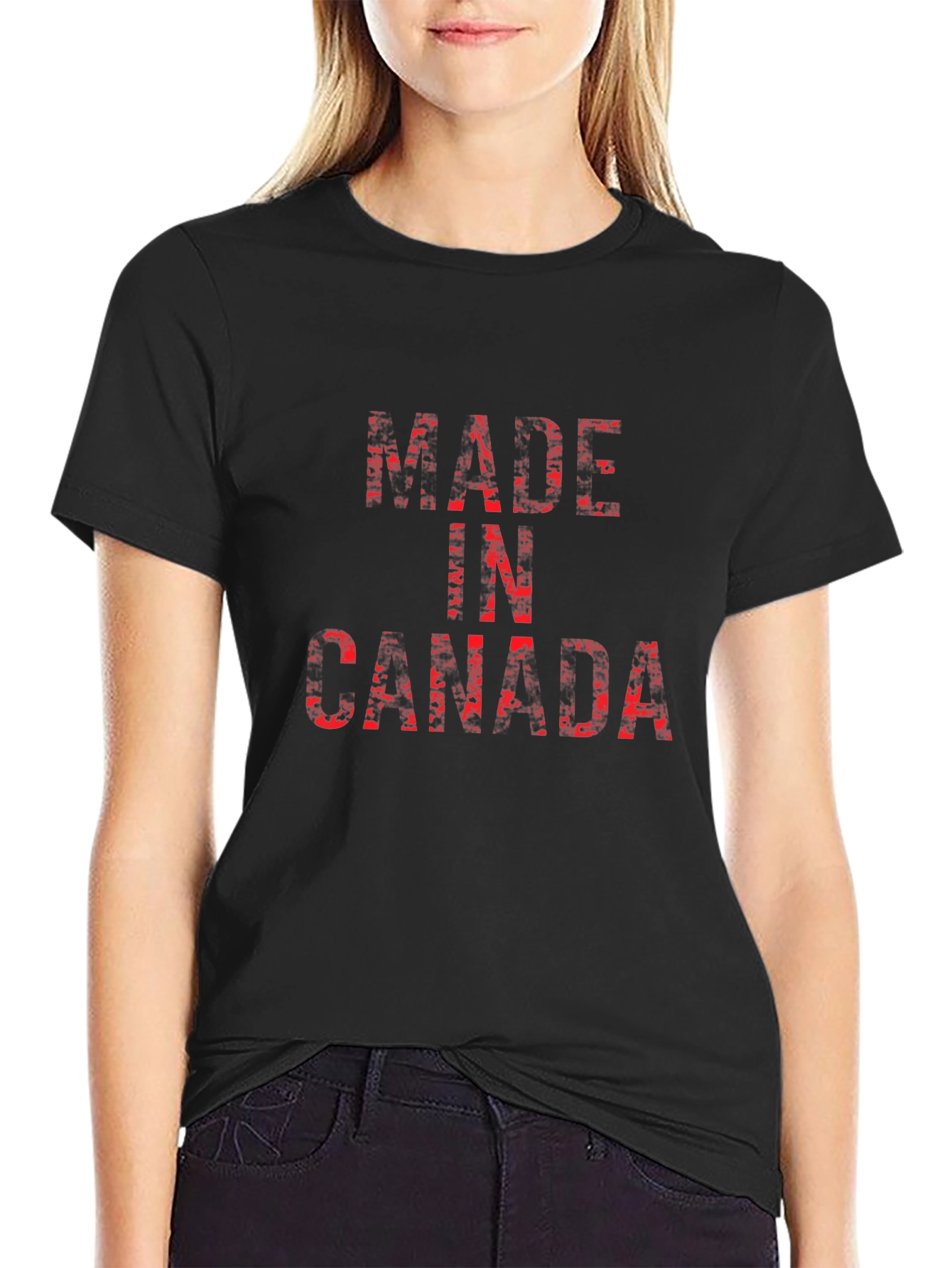 Made in Canada Black T-Shirt