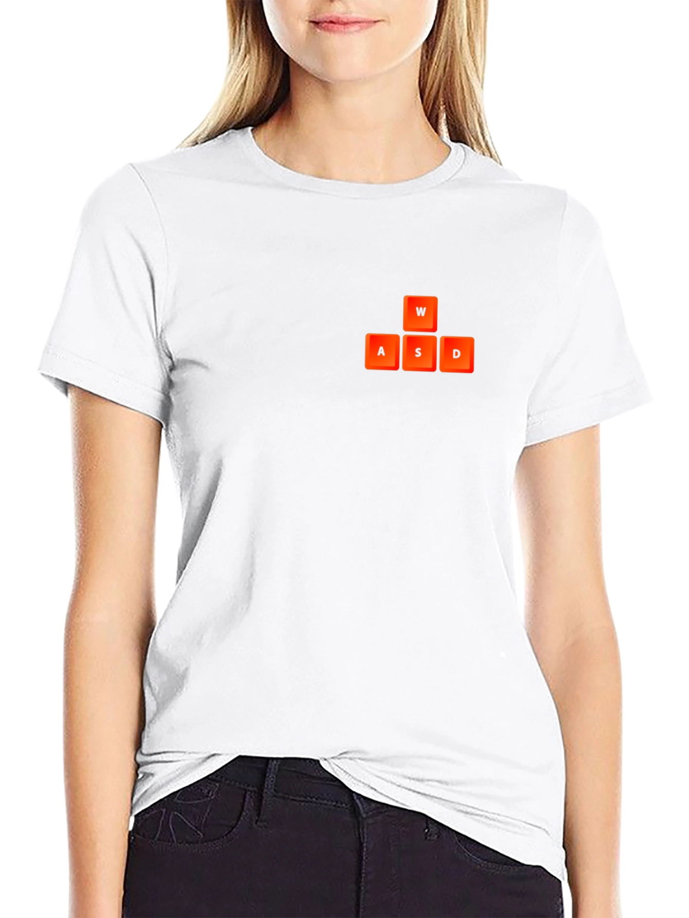 WASD Gaming Keyboard T-Shirt - Black