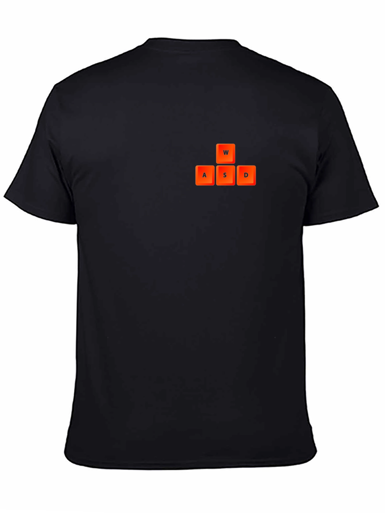 WASD Gaming Keyboard T-Shirt - Black