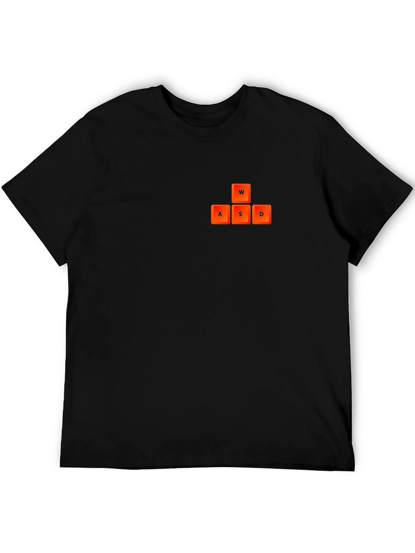 WASD Gaming Keyboard T-Shirt - Black