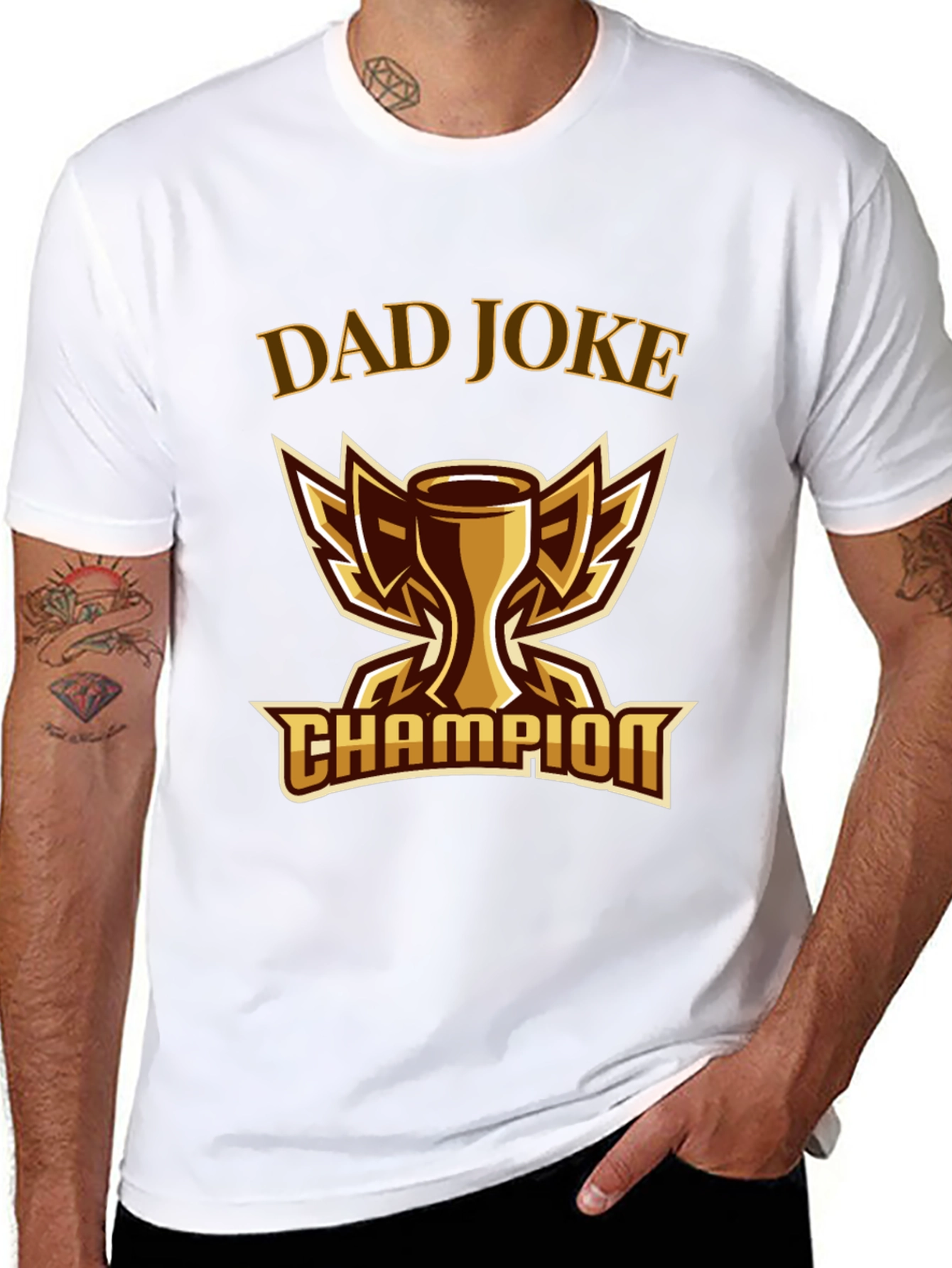 Dad Joke Champion Graphic Tee