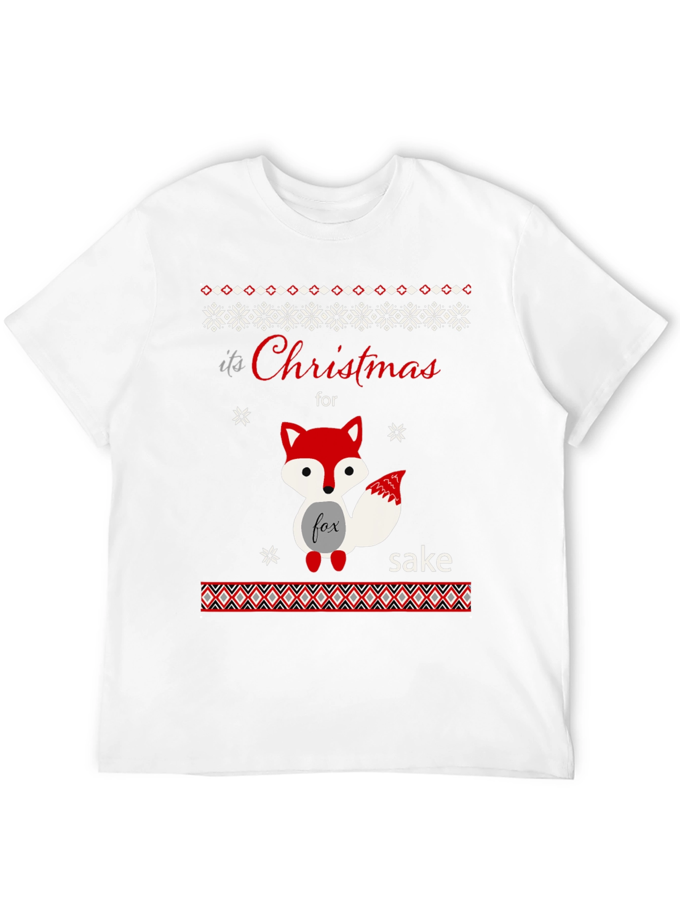 Funny Christmas Fox T-Shirt