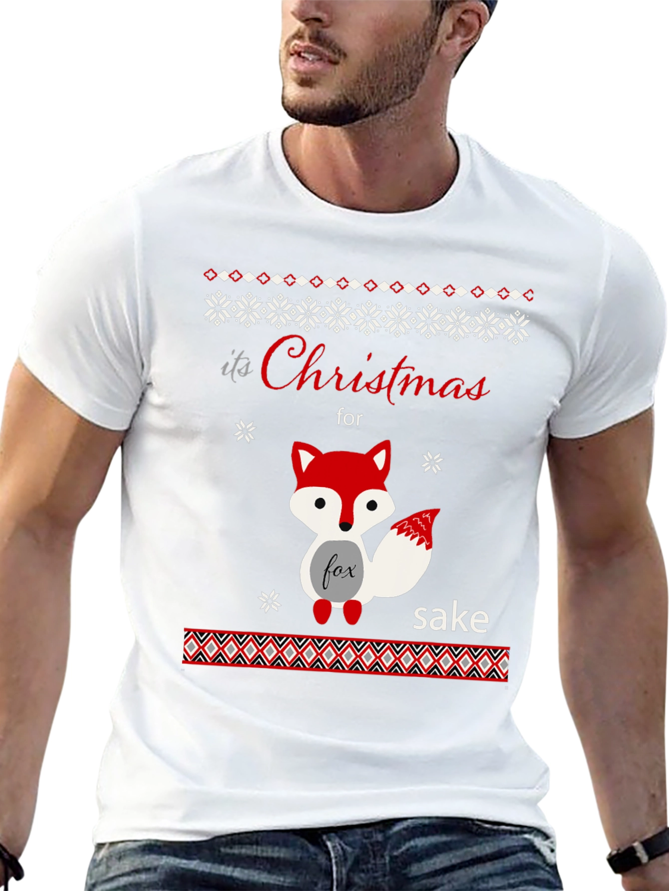 Funny Christmas Fox T-Shirt