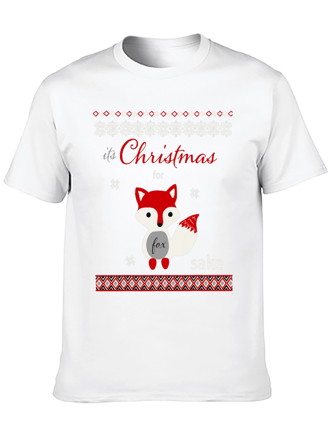 Funny Christmas Fox T-Shirt