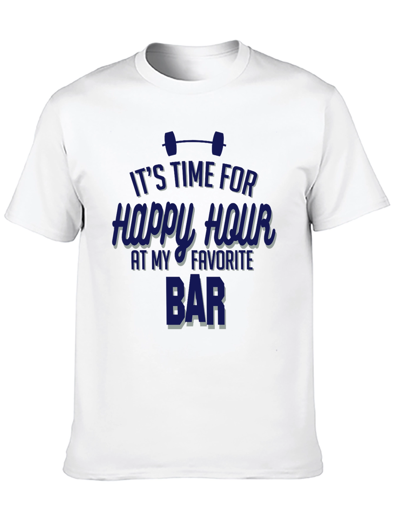 Gym Happy Hour Graphic T-Shirt