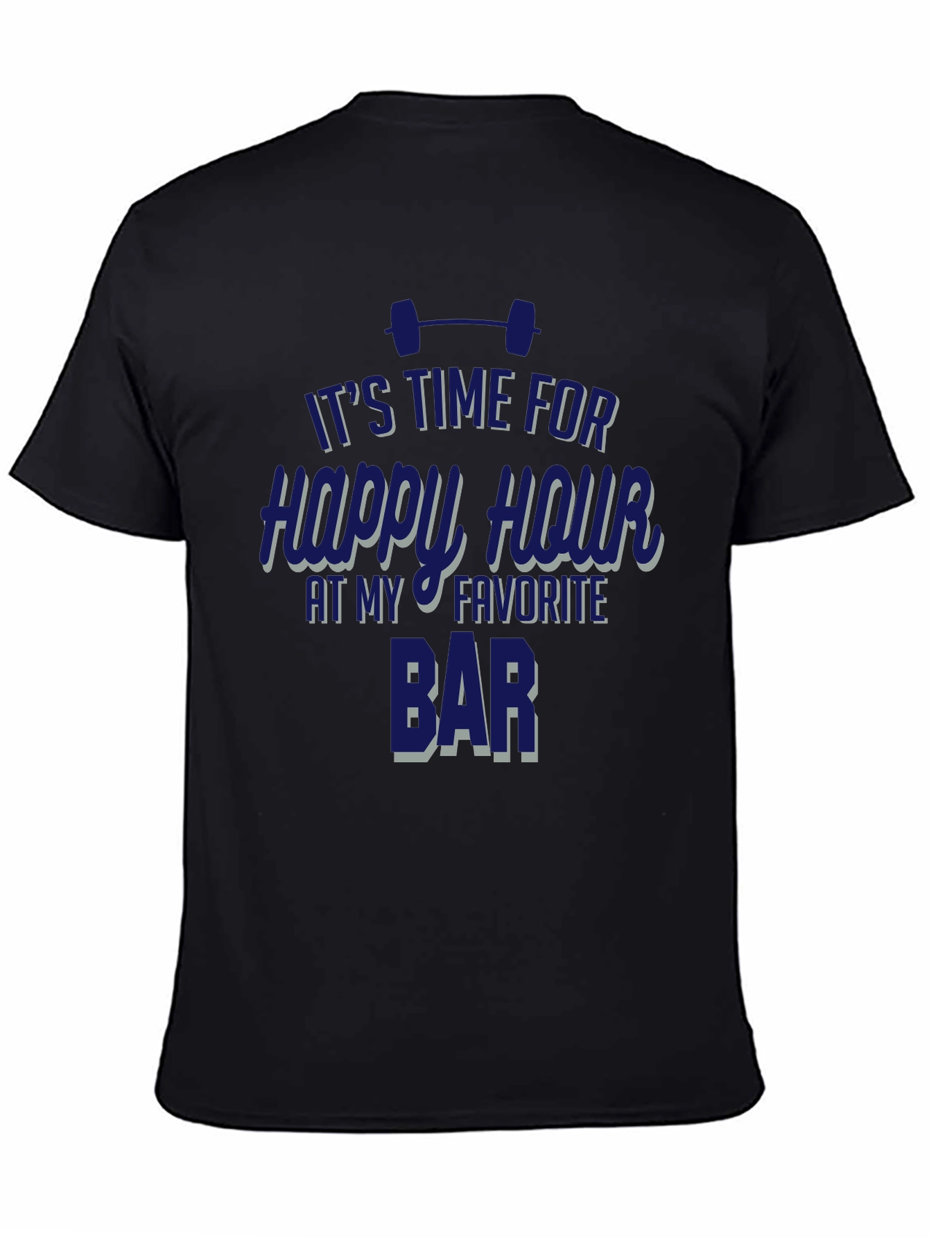 Gym Happy Hour Graphic T-Shirt