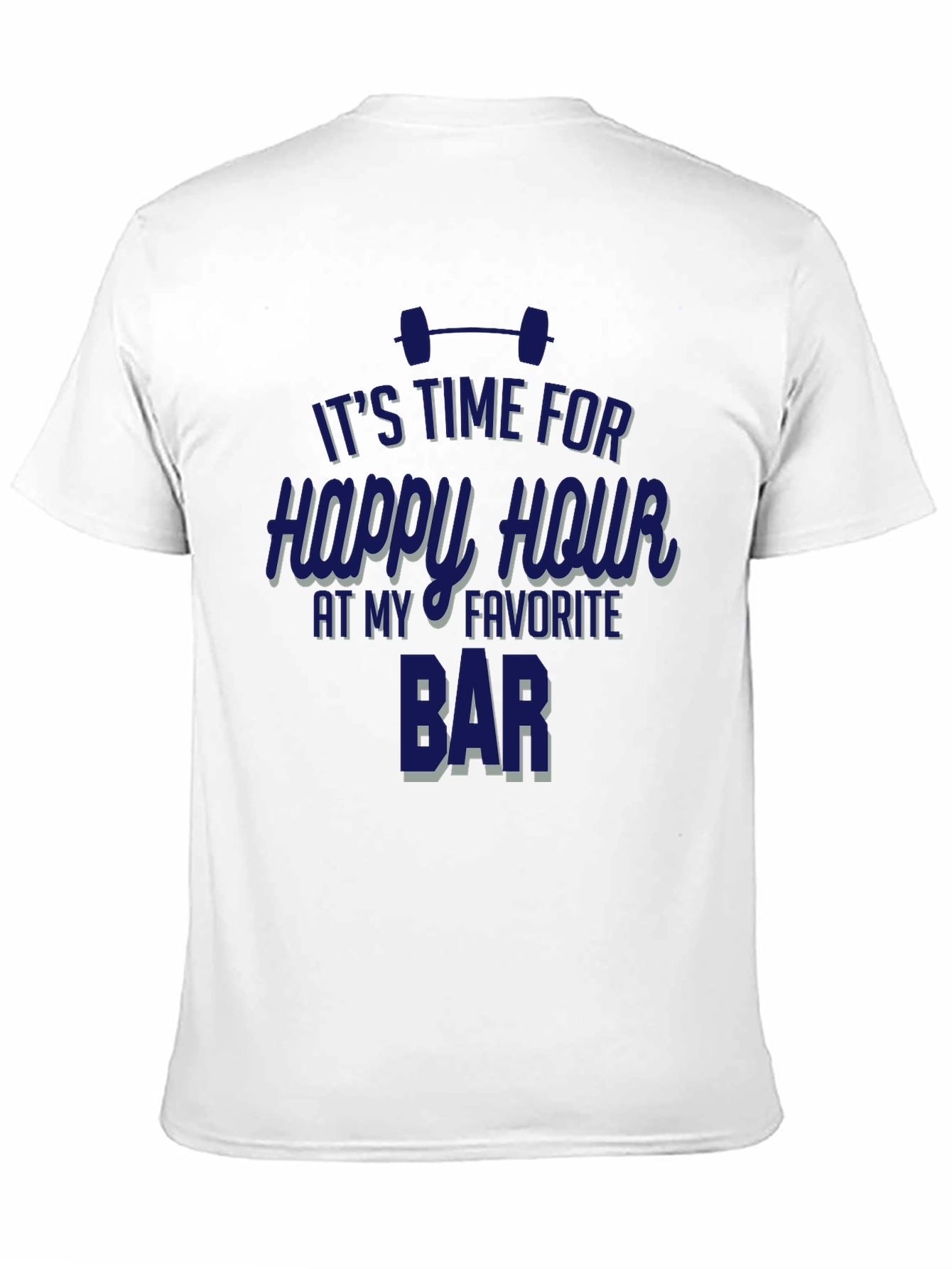 Gym Happy Hour Graphic T-Shirt