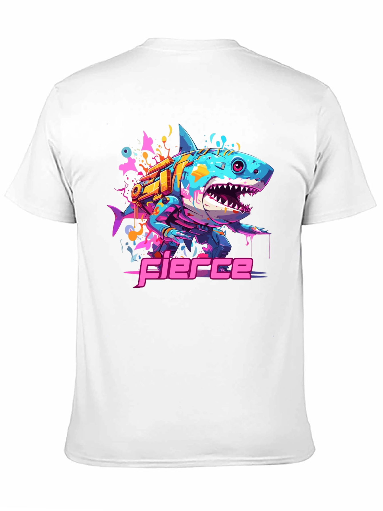 Fierce Cyberpunk Shark T-Shirt