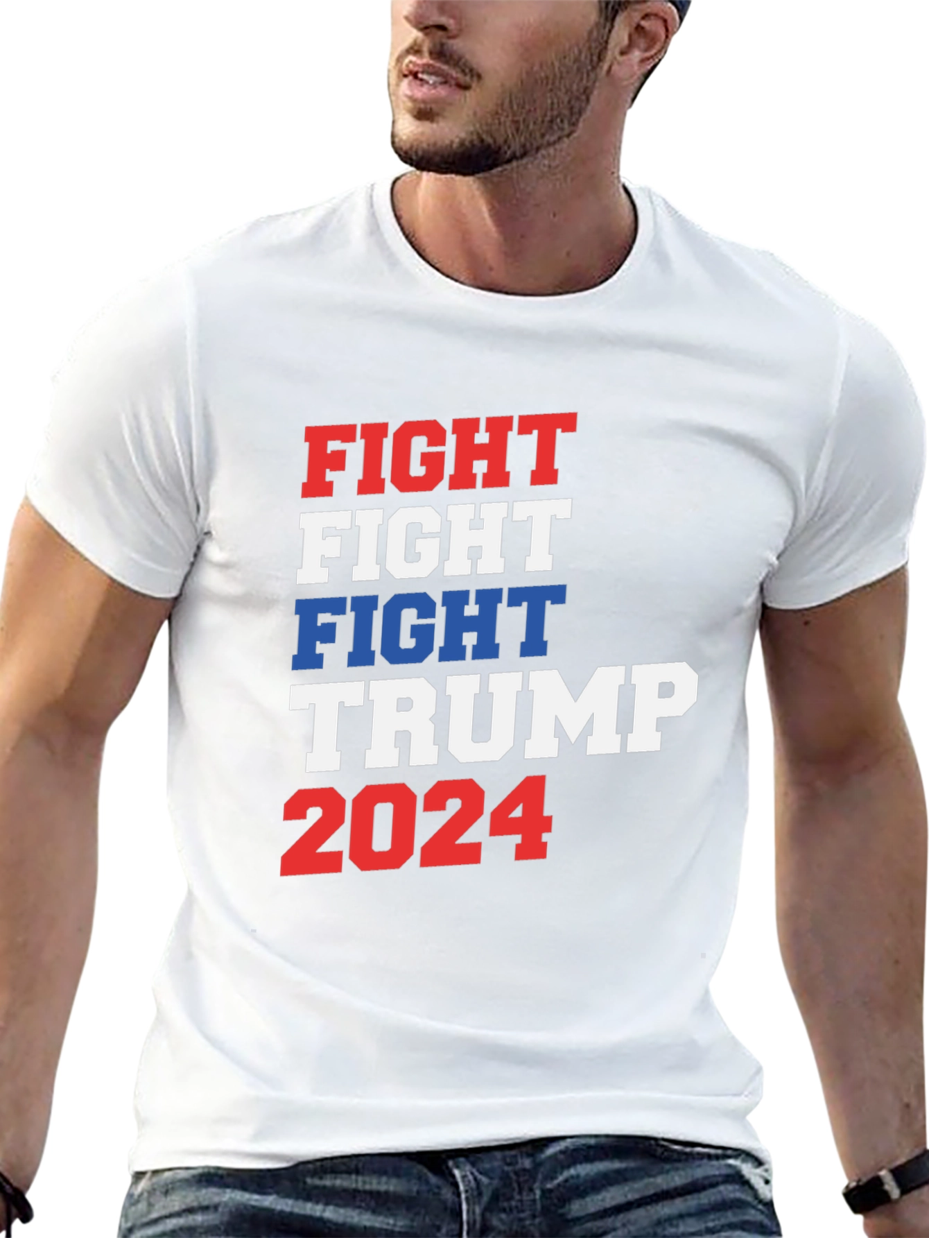 Fight Trump 2024 Graphic T-Shirt
