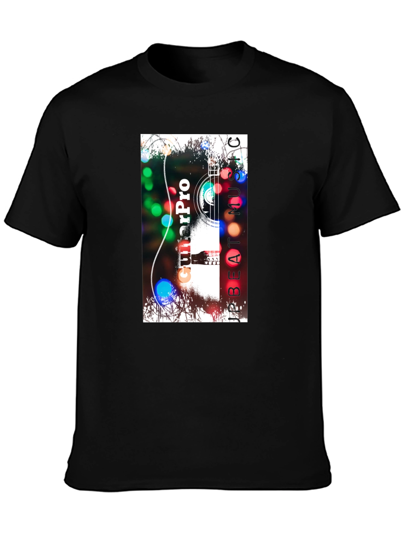 GuitarPro Music T-Shirt - Black Graphic Tee