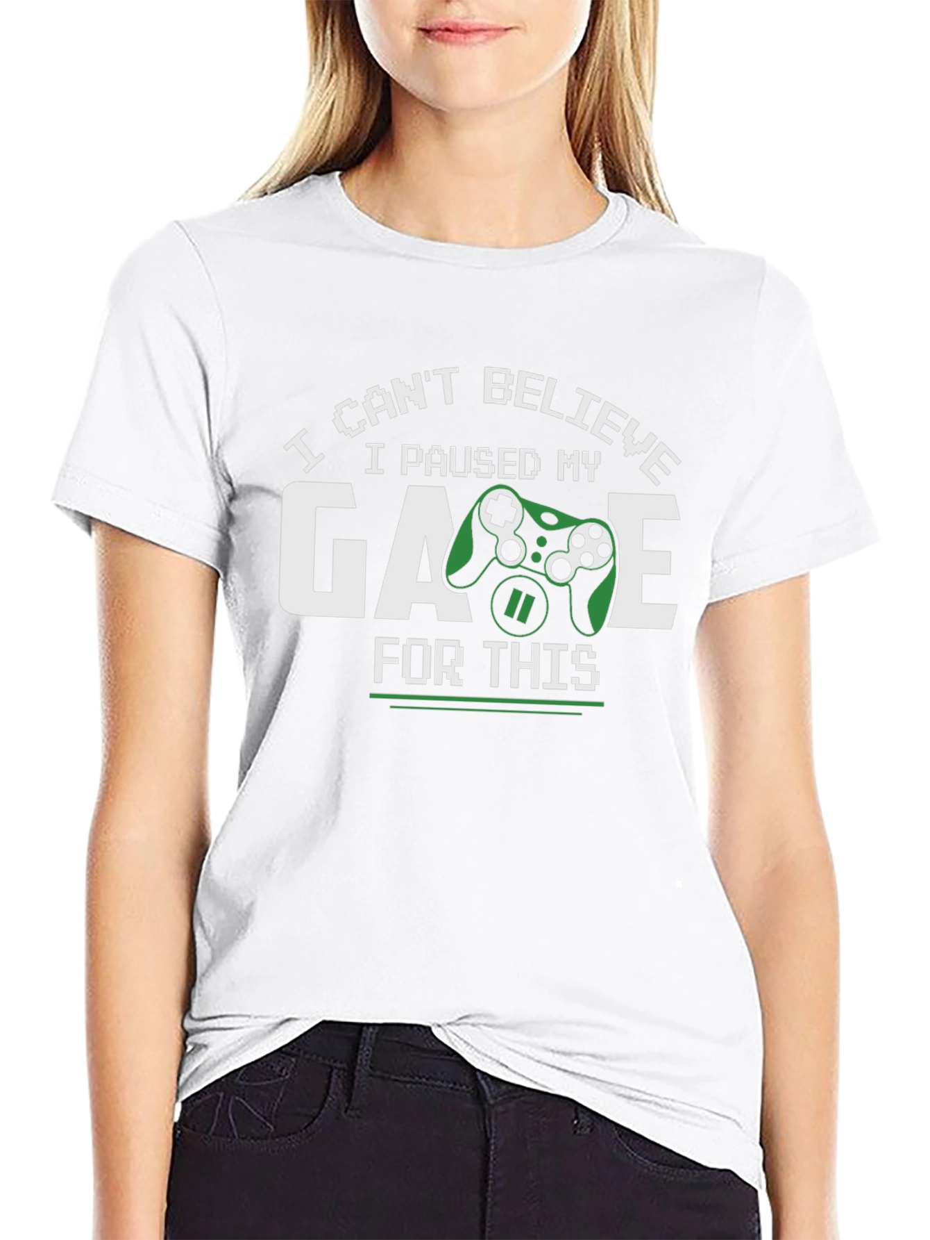 Gamer T-Shirt - Paused My Game For This