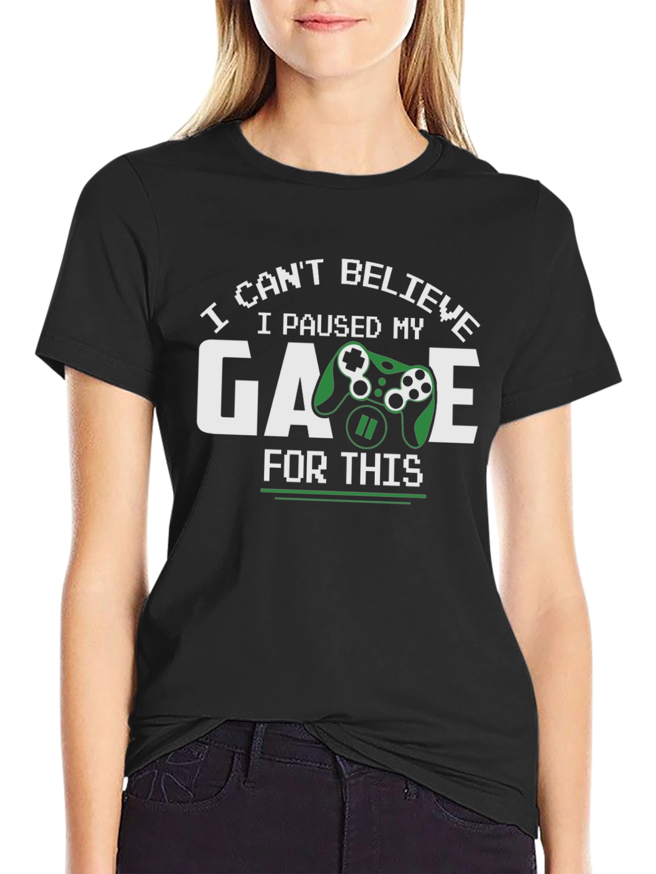 Gamer T-Shirt - Paused My Game For This