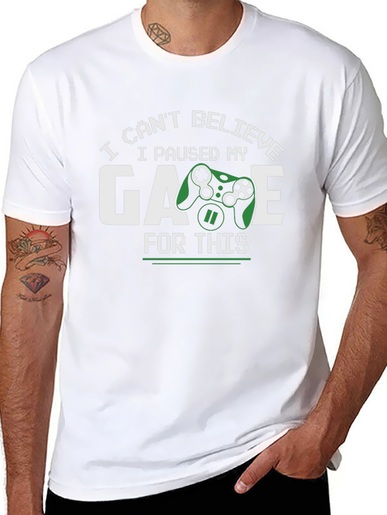 Gamer T-Shirt - Paused My Game For This