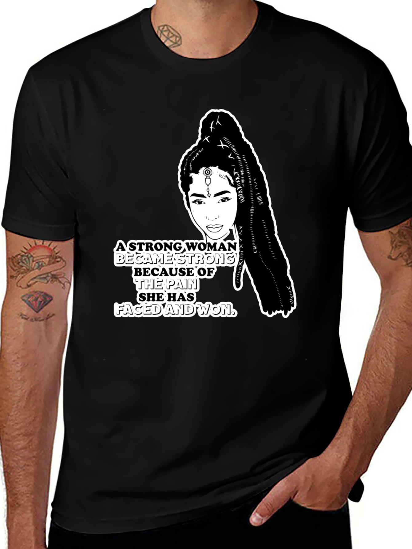 Empowered Woman Graphic Tee - Inspirational Design