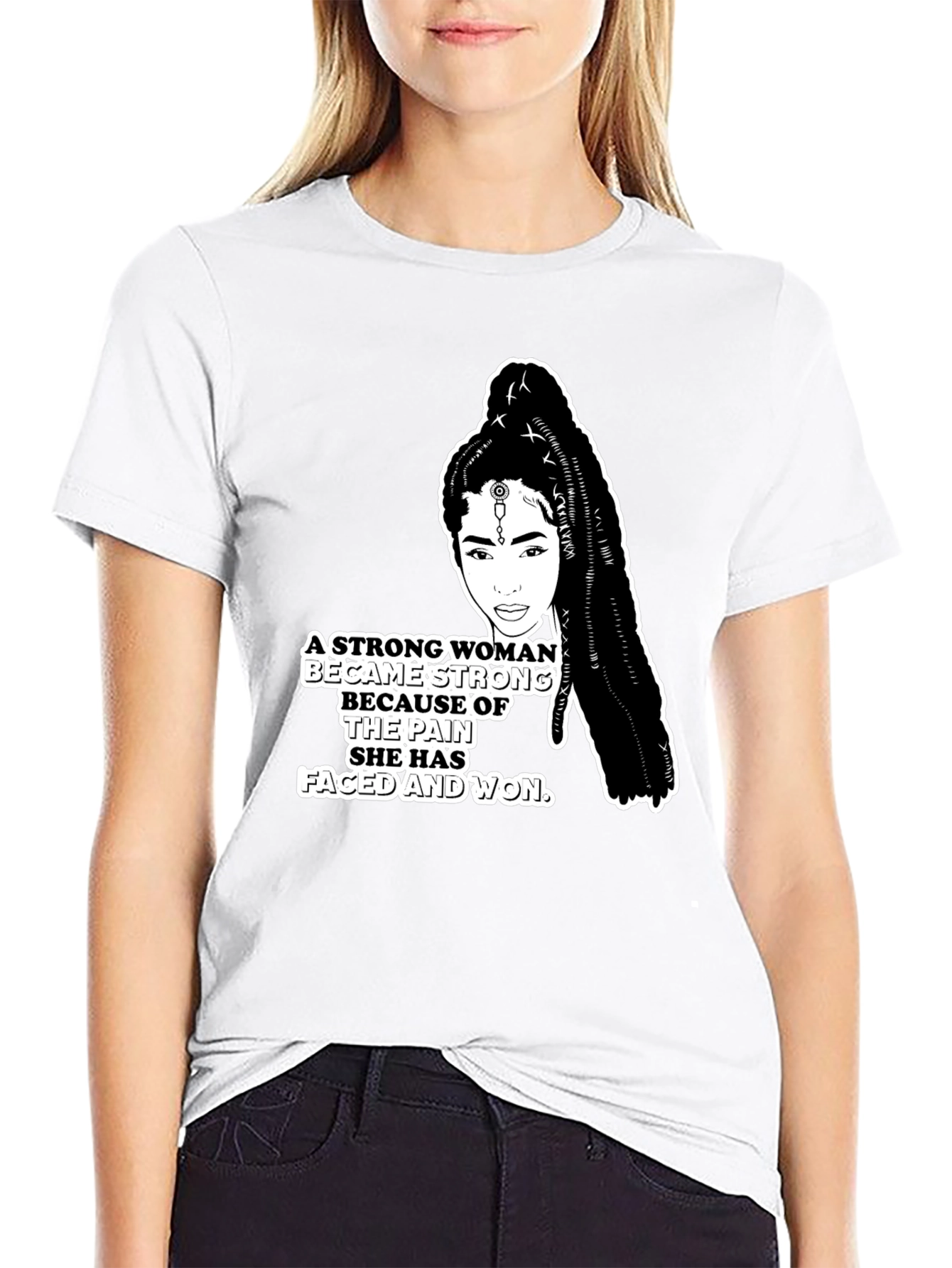 Empowered Woman Graphic Tee - Inspirational Design
