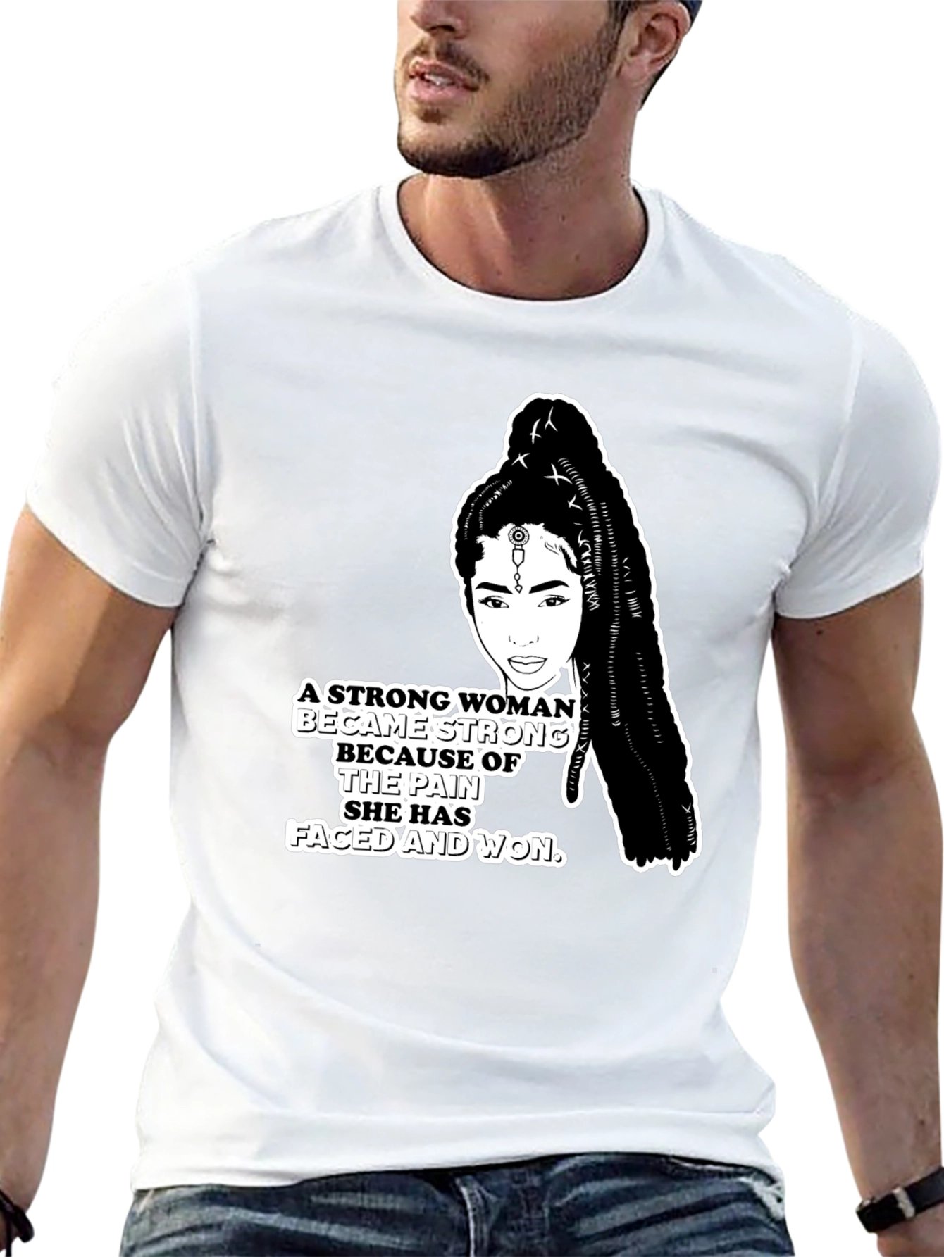 Empowered Woman Graphic Tee - Inspirational Design