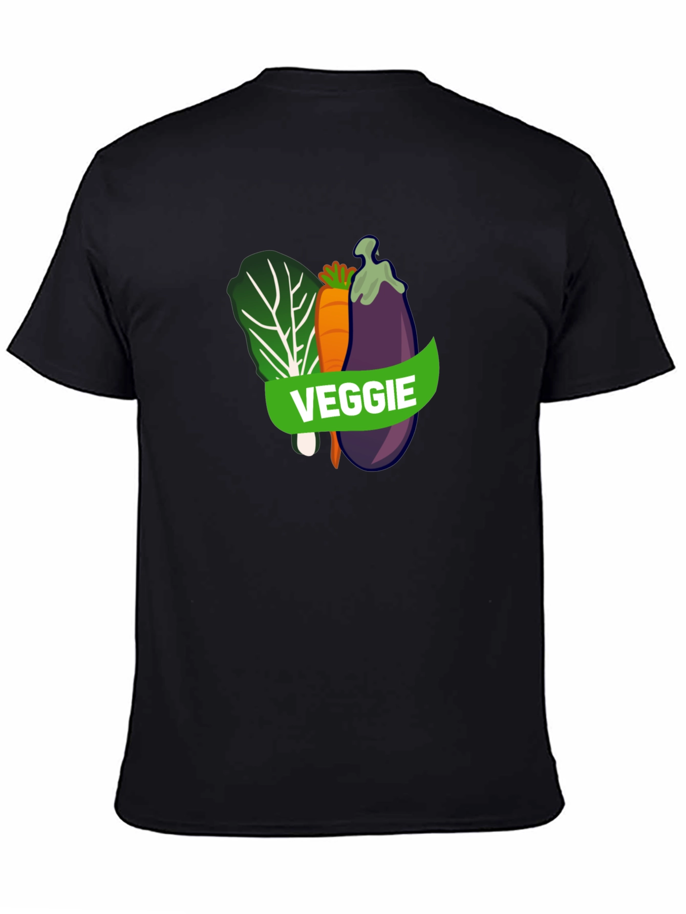 Veggie T-Shirt - Black Vegan Tee