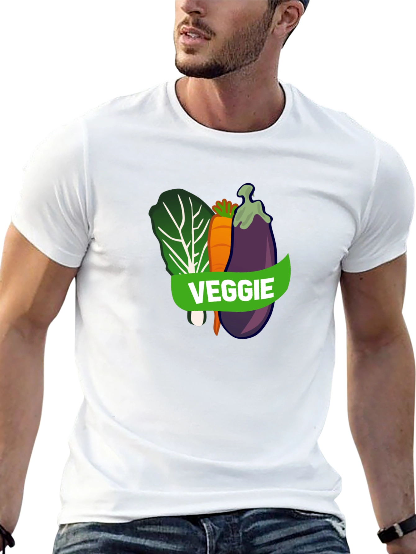 Veggie T-Shirt - Black Vegan Tee