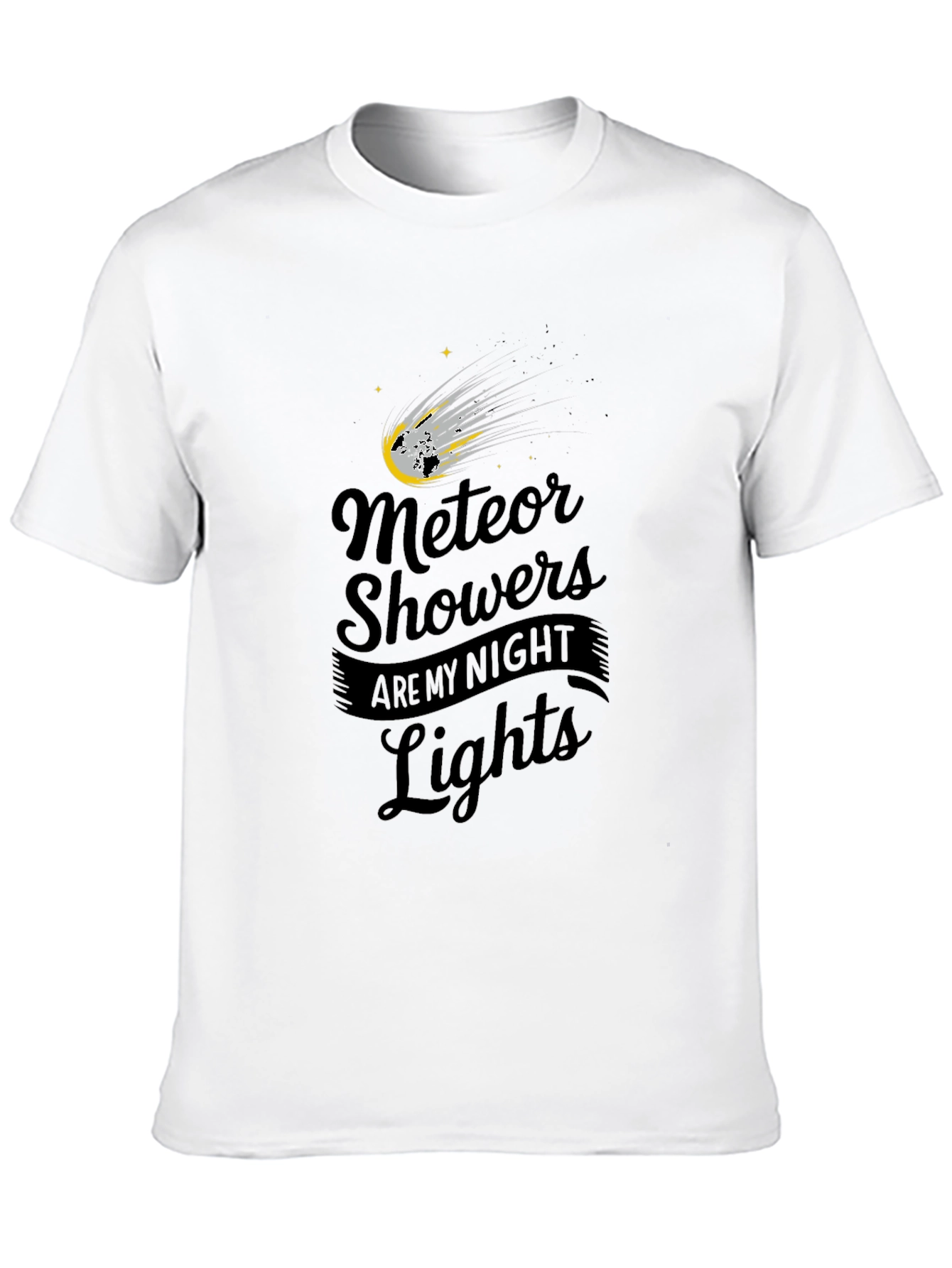 Meteor Shower T-Shirt - Night Lights Astronomy Tee