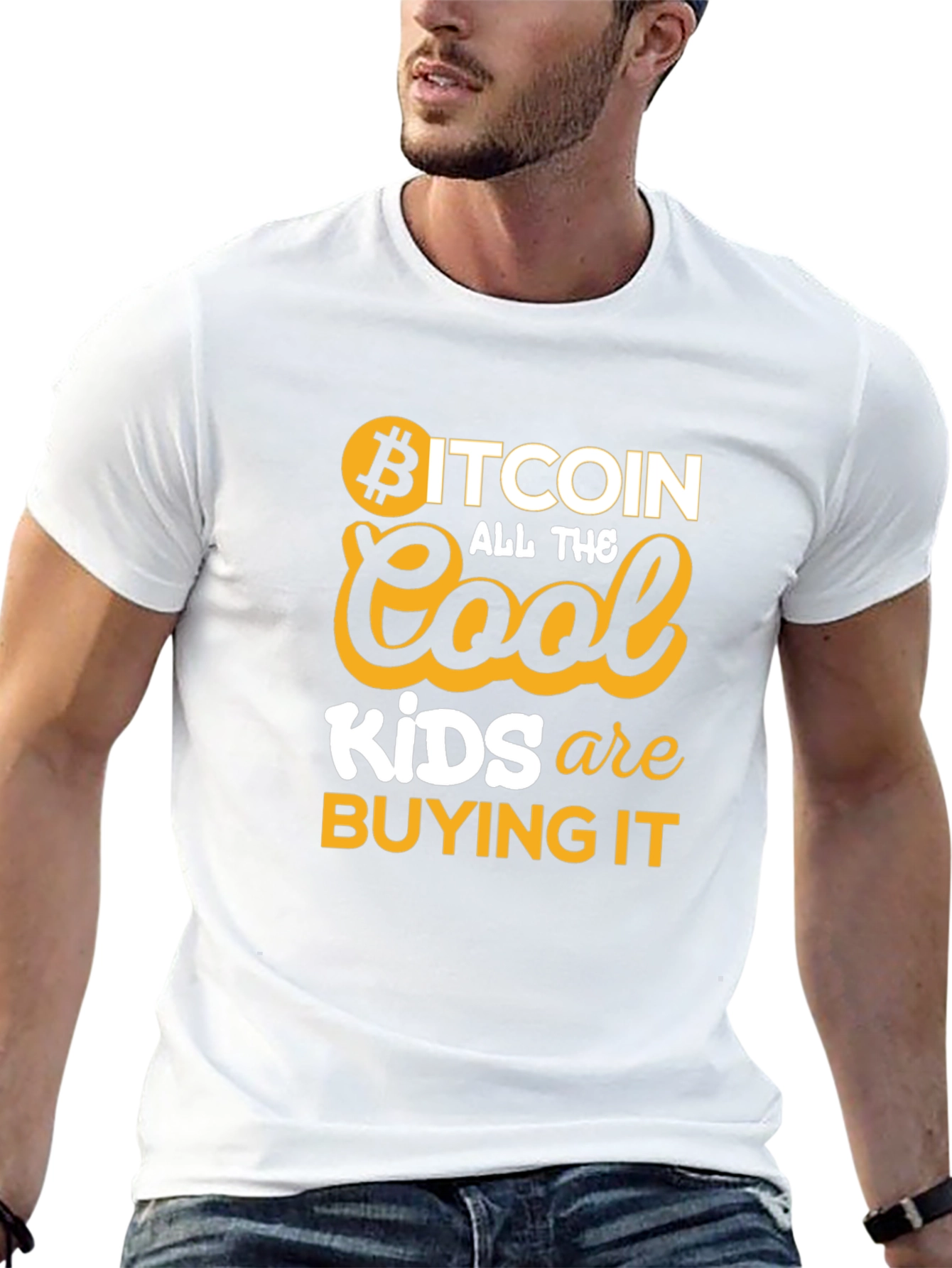 Bitcoin Cool Kids Buying It Graphic T-Shirt
