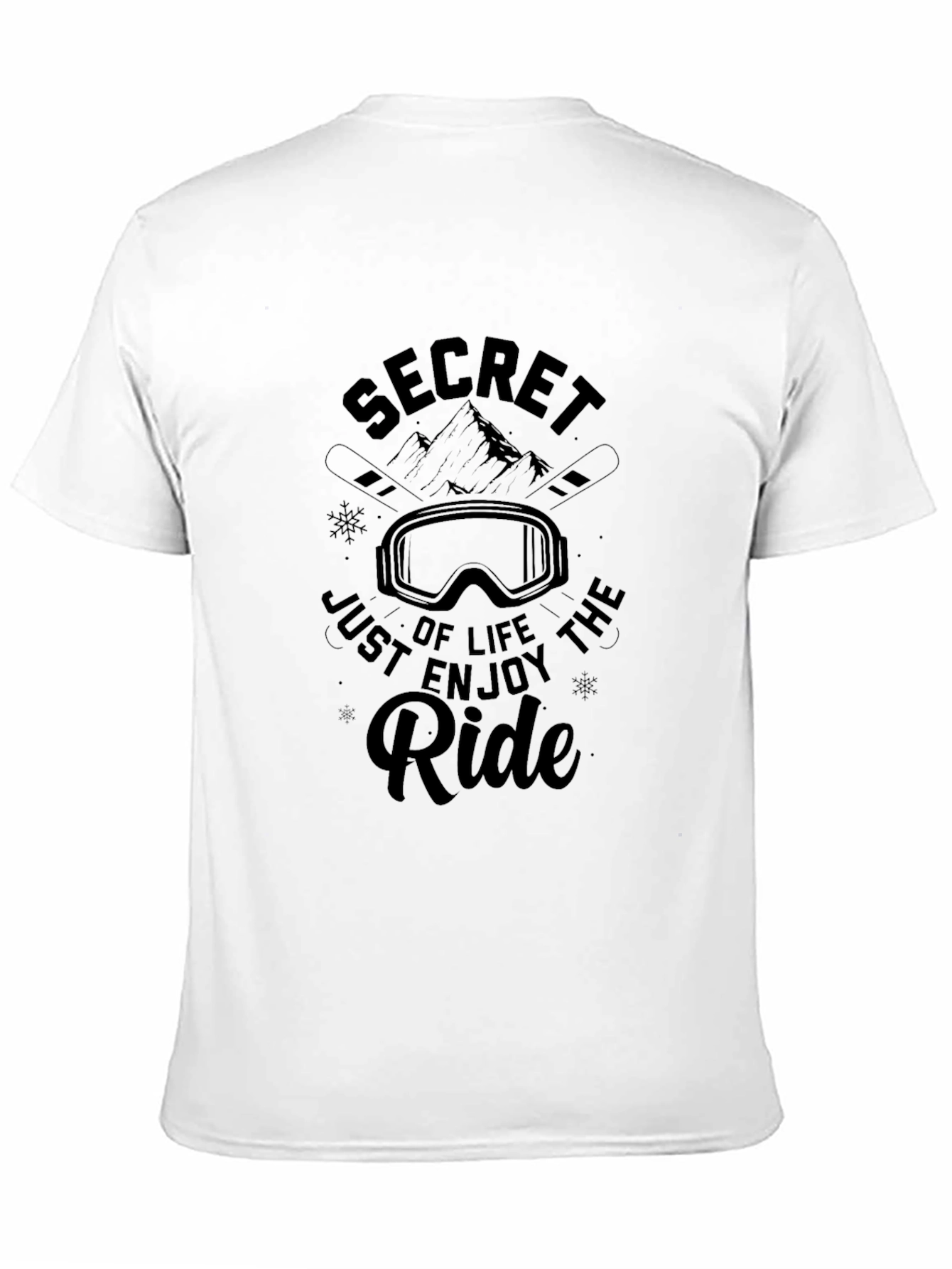 Secret of Life Enjoy the Ride Graphic T-Shirt