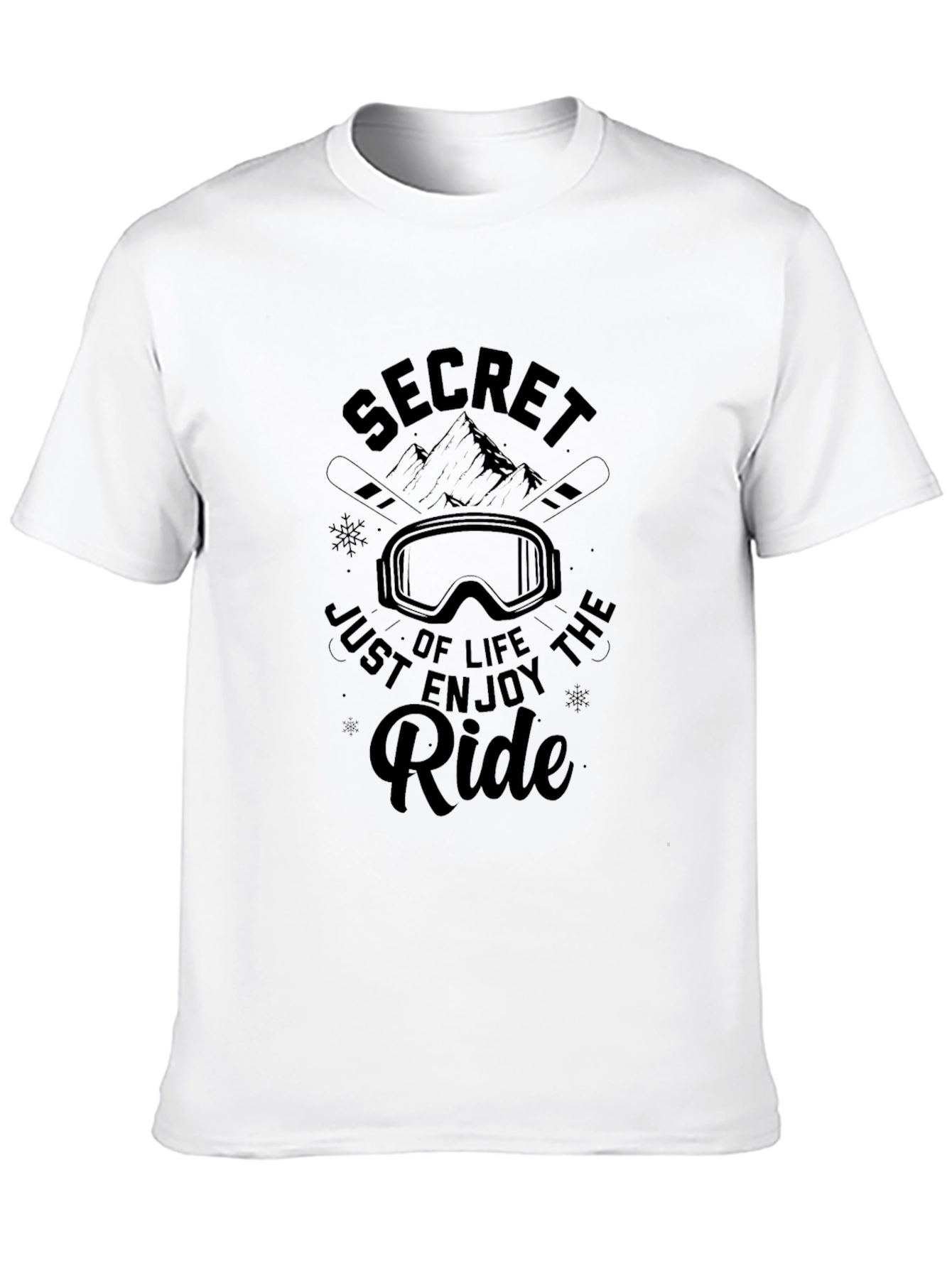 Secret of Life Enjoy the Ride Graphic T-Shirt