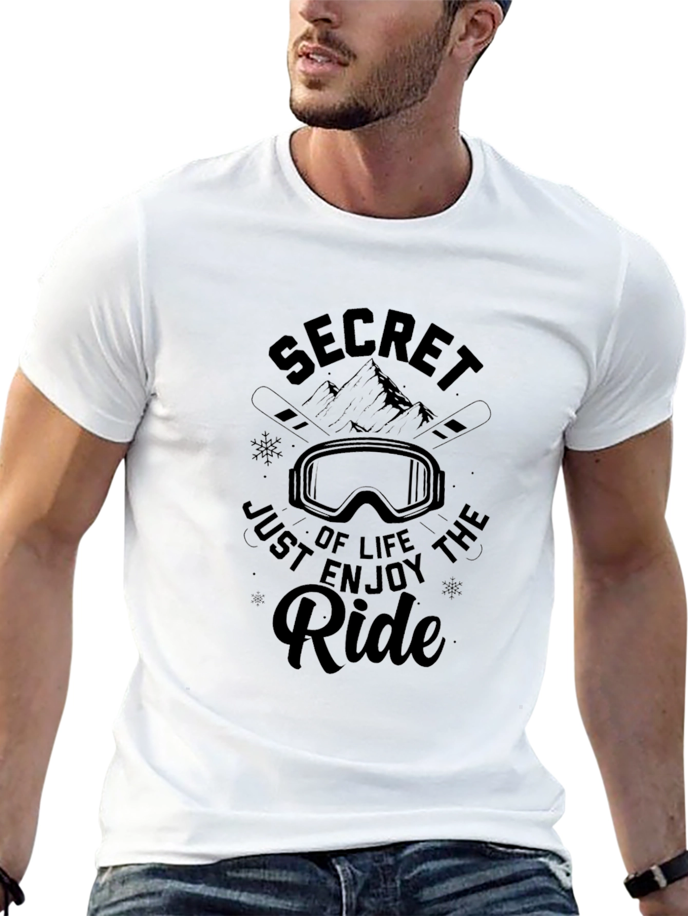 Secret of Life Enjoy the Ride Graphic T-Shirt