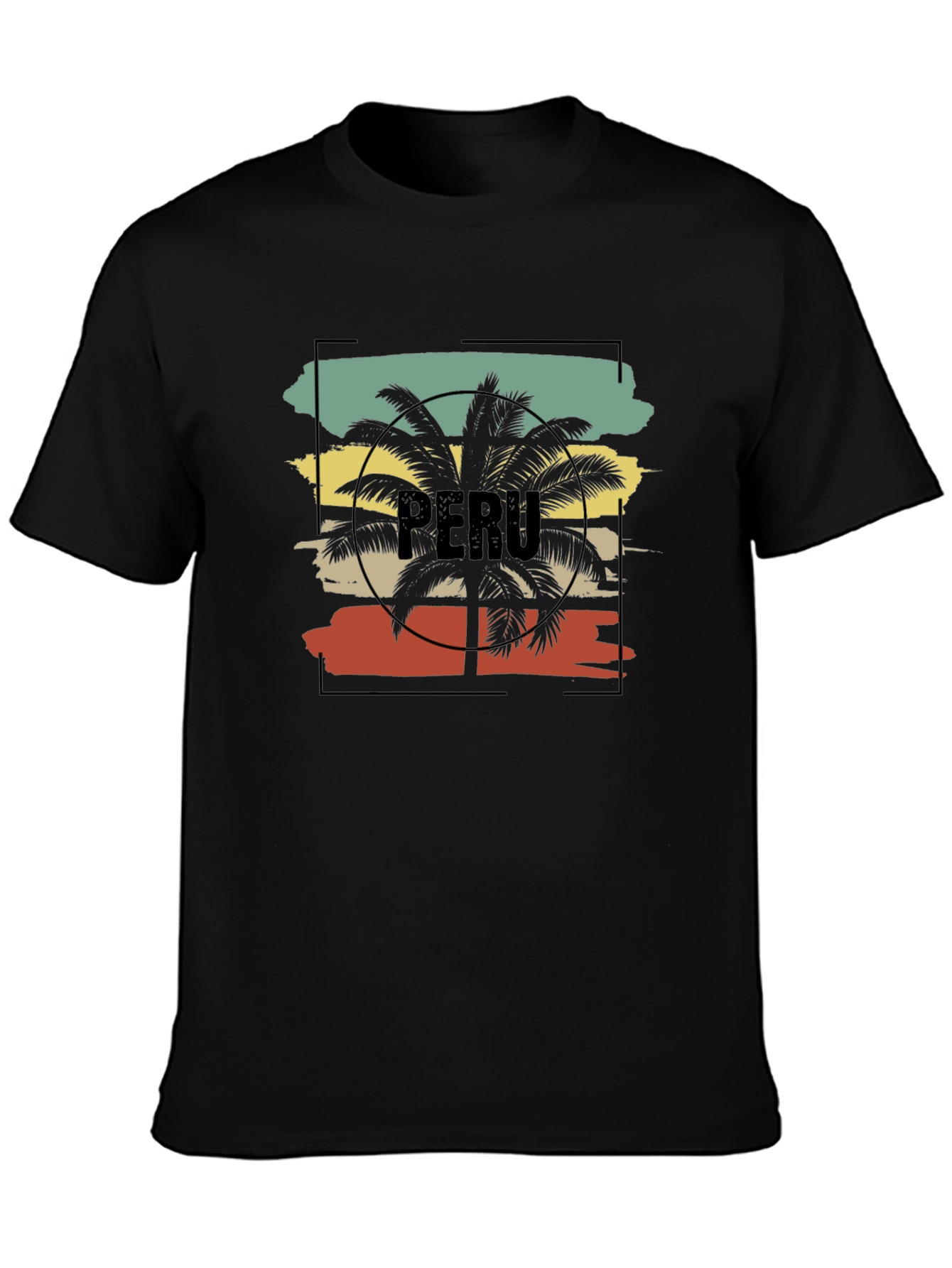 Peru Palm Tree T-Shirt - Vacation Vibes
