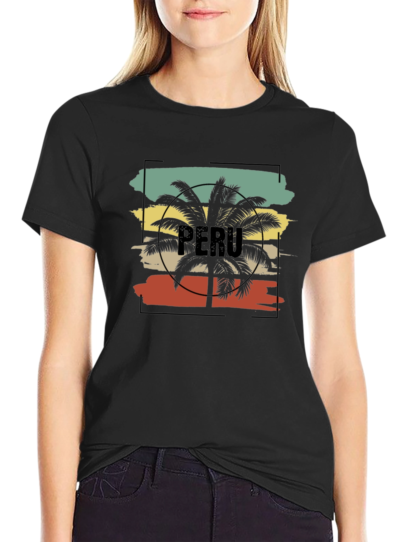 Peru Palm Tree T-Shirt - Vacation Vibes