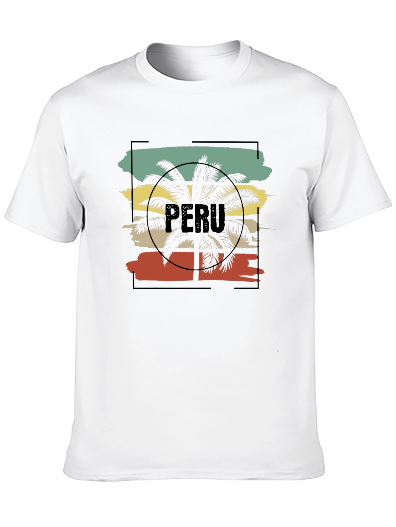 Peru Palm Tree T-Shirt - Vacation Vibes