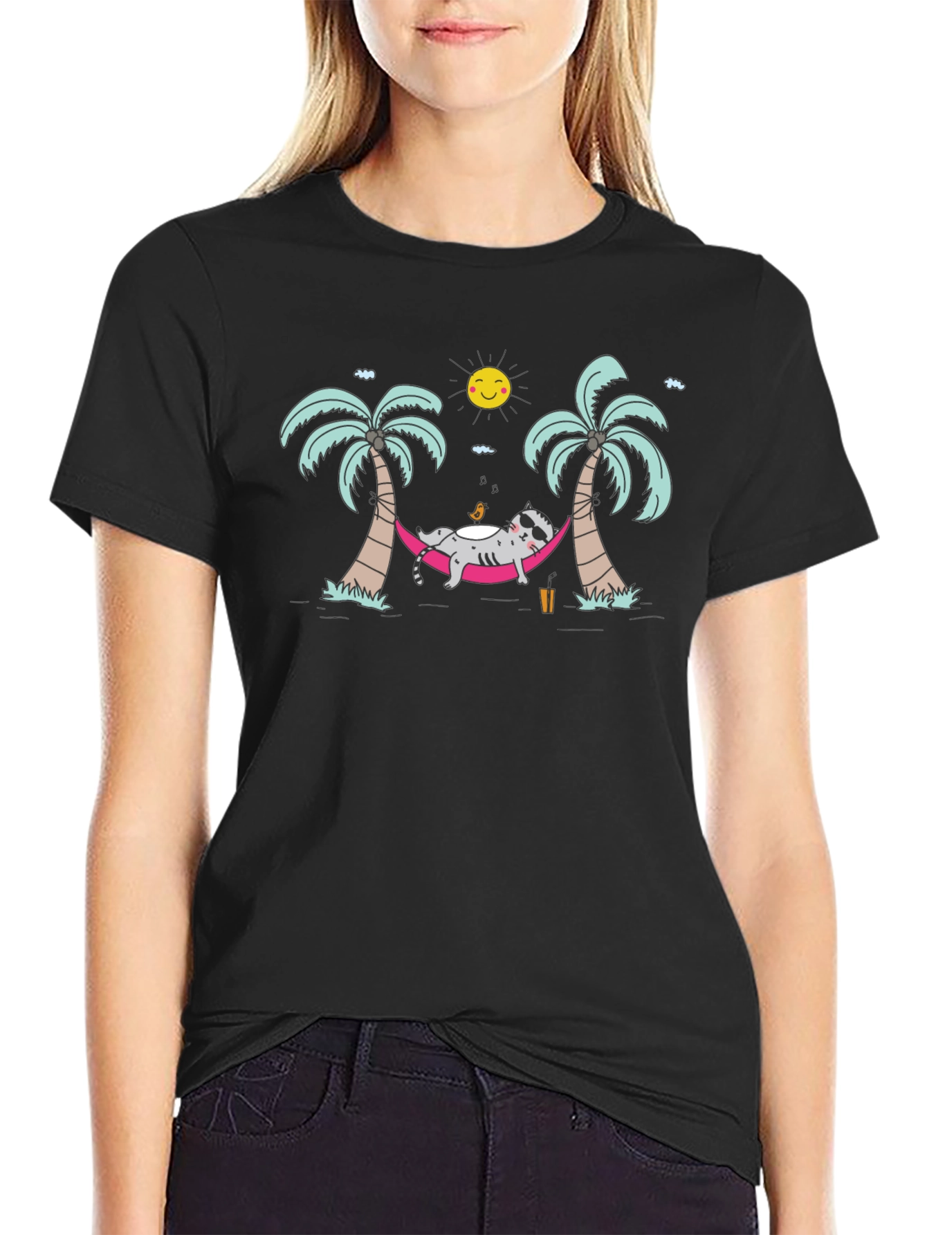 Relaxed Raccoon Hammock Tee