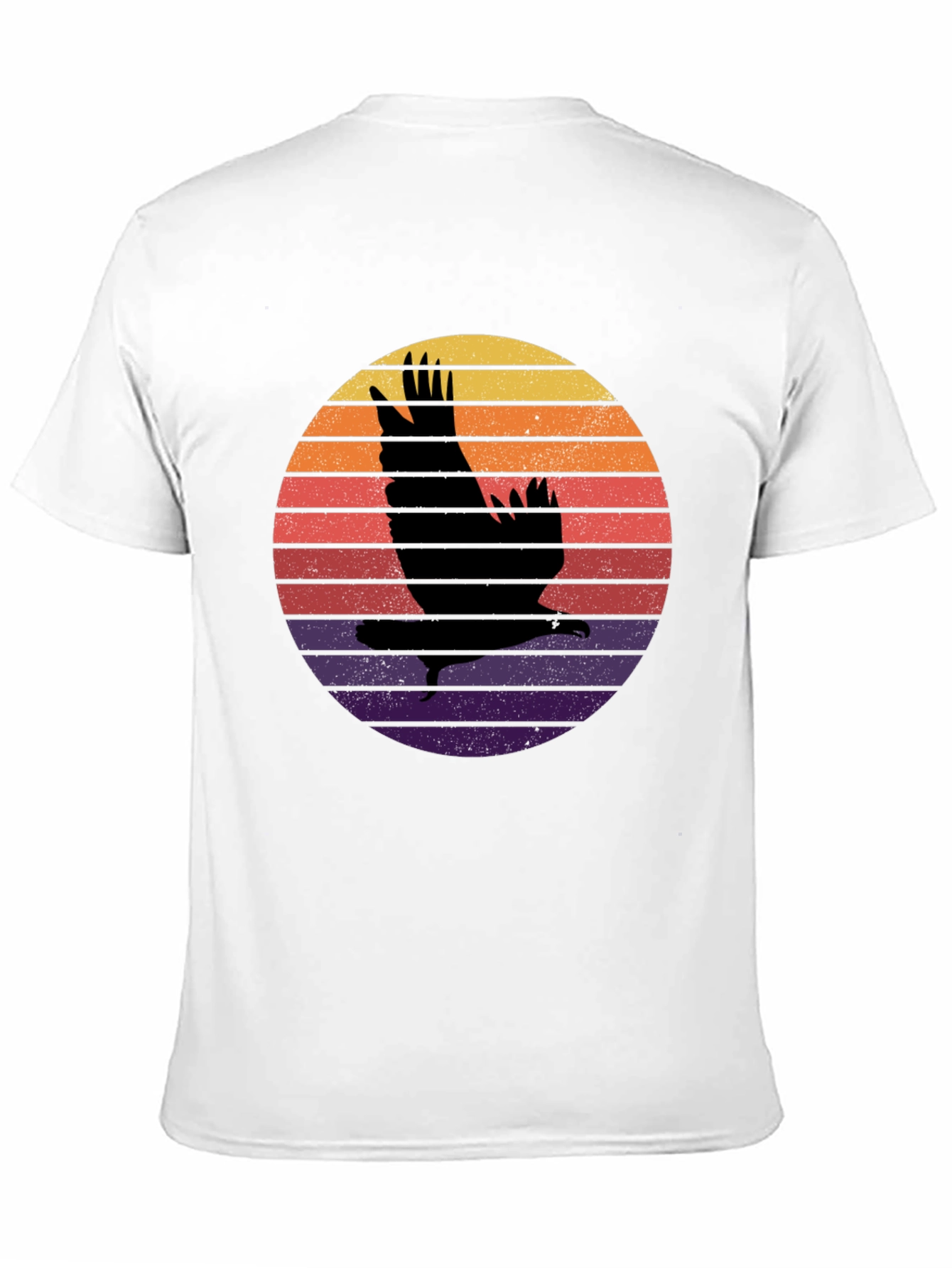 Eagle Sunset Graphic T-Shirt