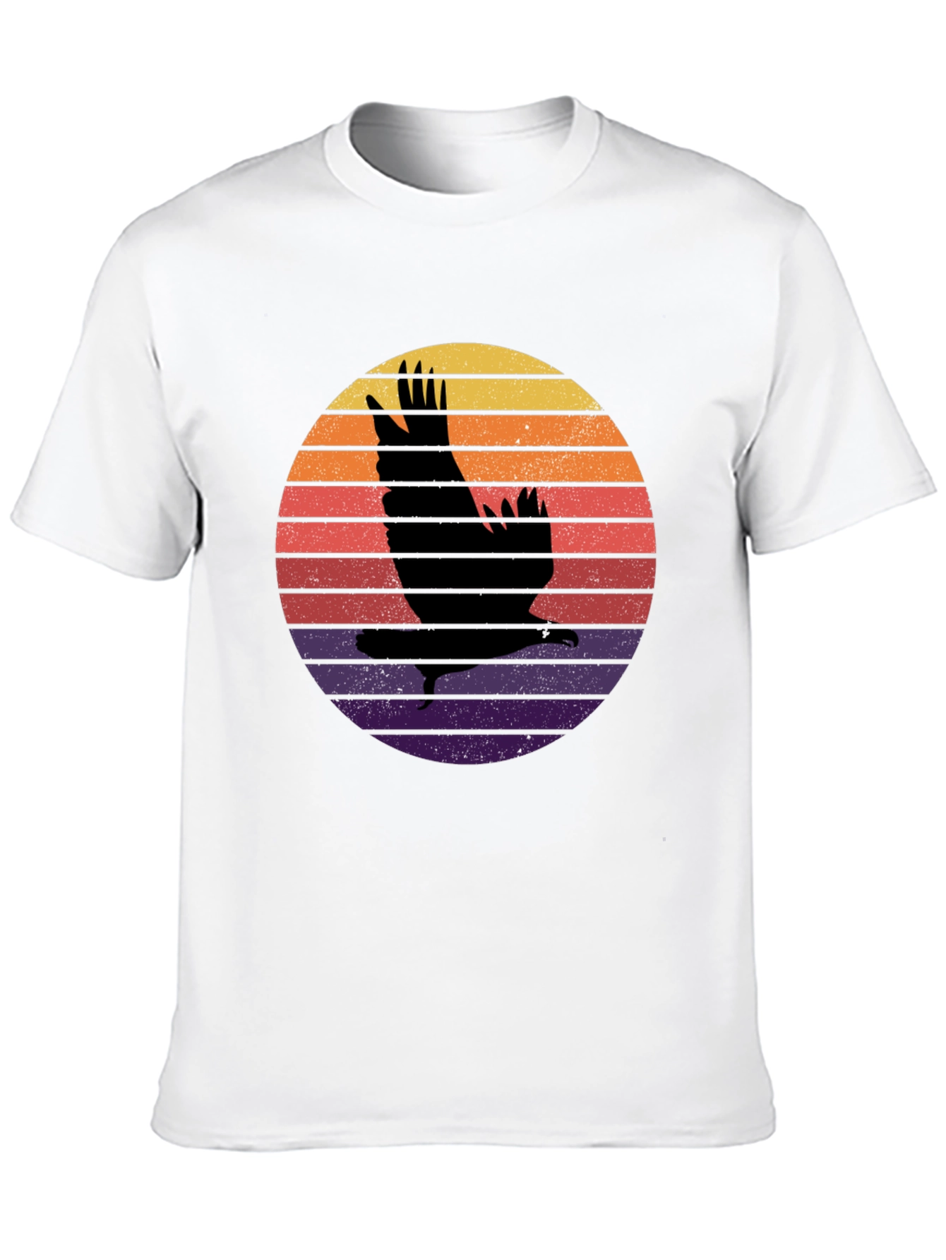 Eagle Sunset Graphic T-Shirt