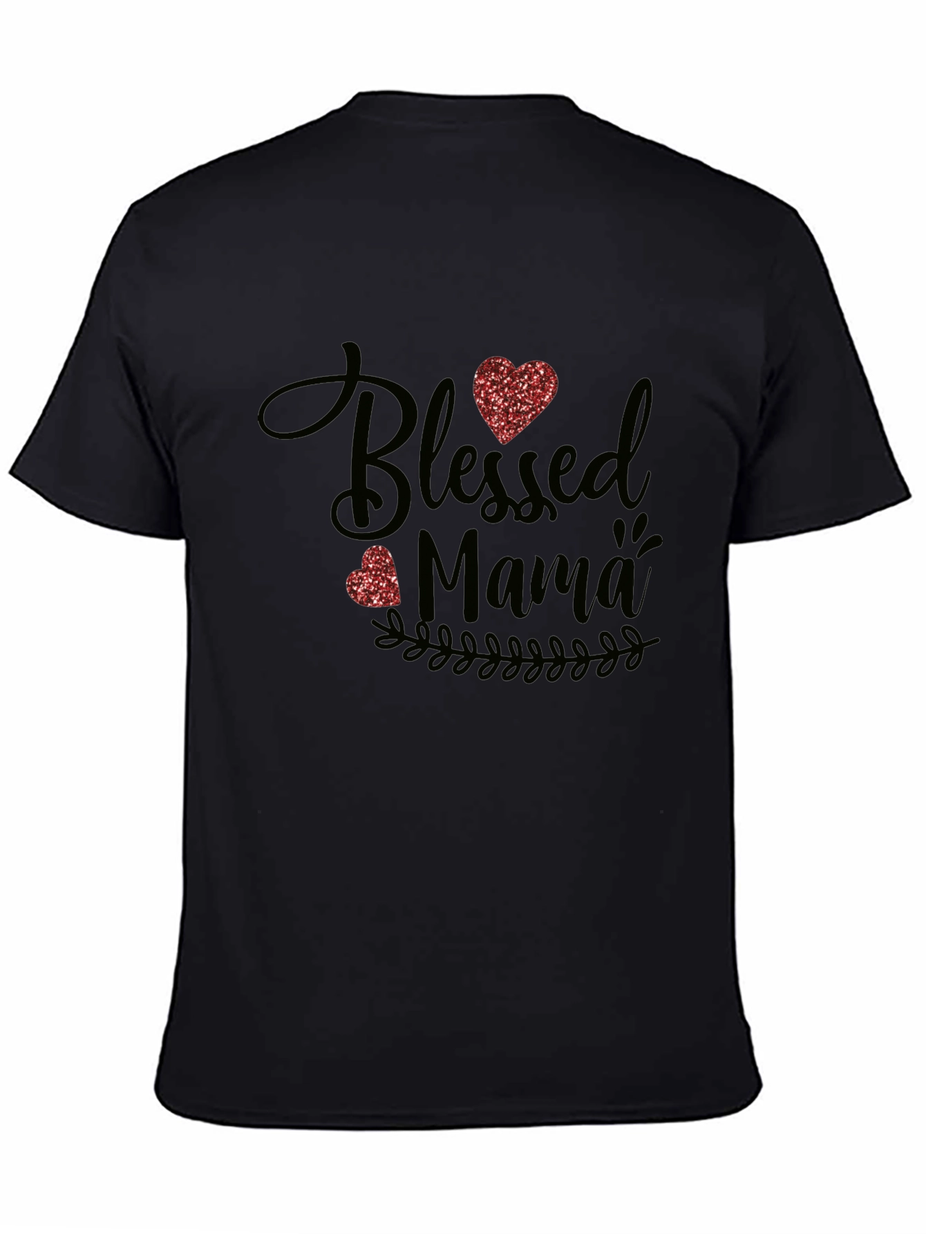 Blessed Mama Graphic Tee - Trendy Mom Shirt