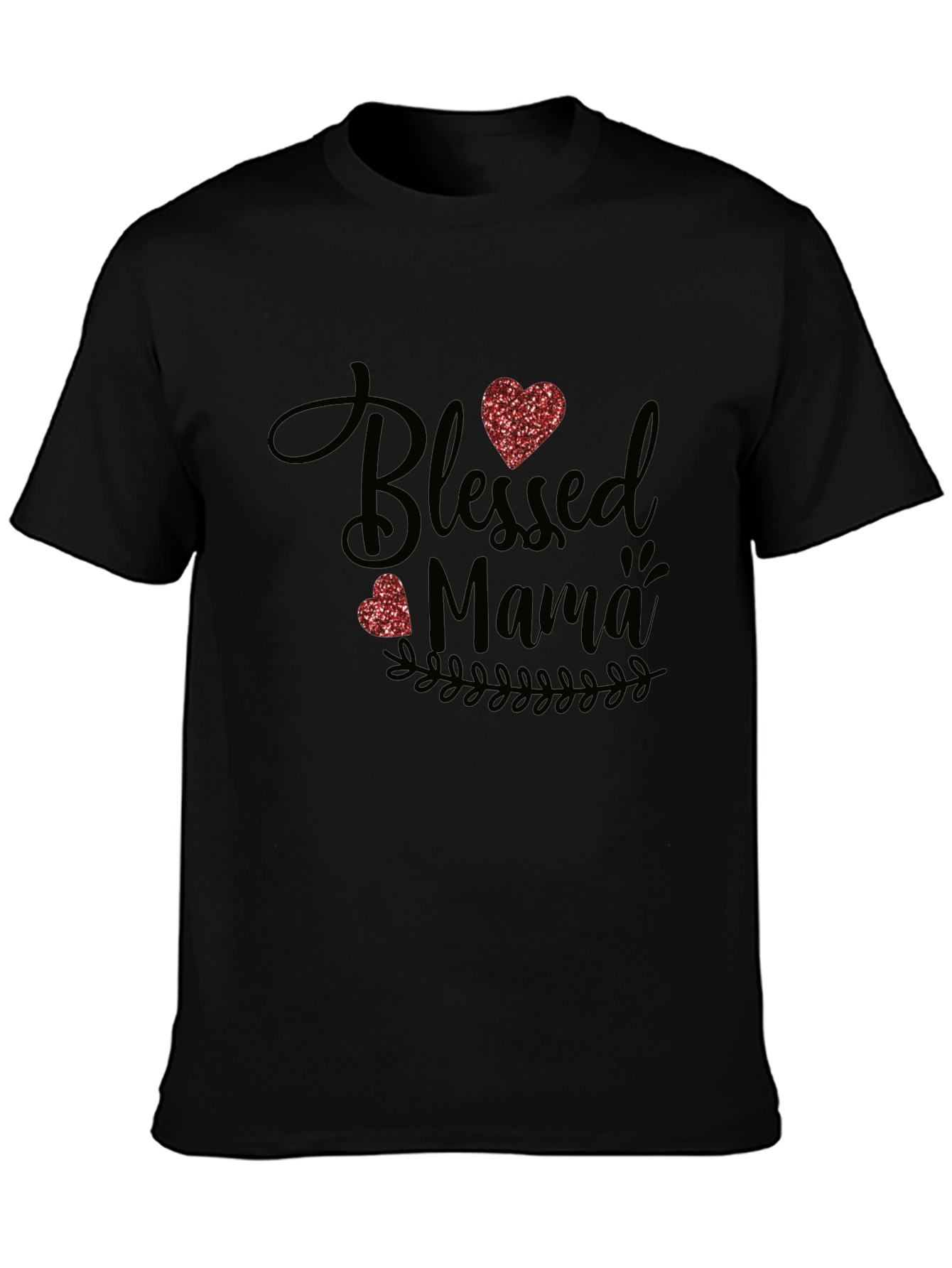 Blessed Mama Graphic Tee - Trendy Mom Shirt