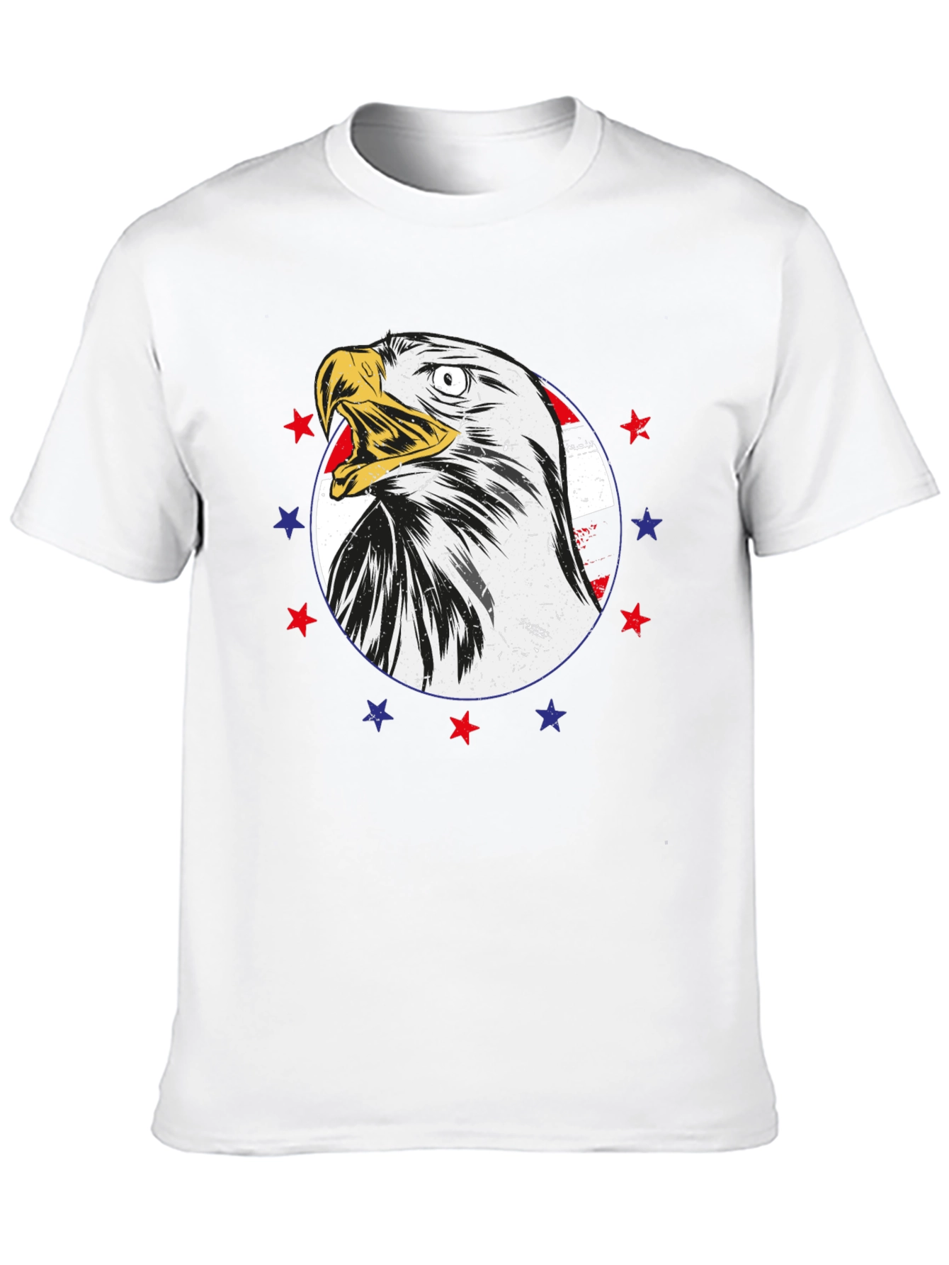 American Eagle Graphic T-Shirt Patriotic Design