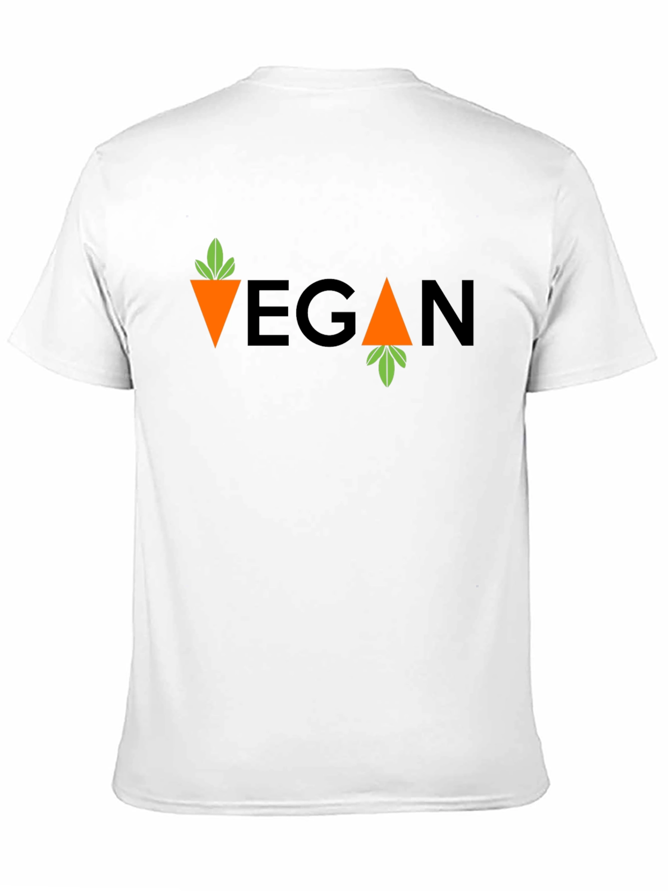Vegan Carrot T-Shirt - Unisex Black Tee