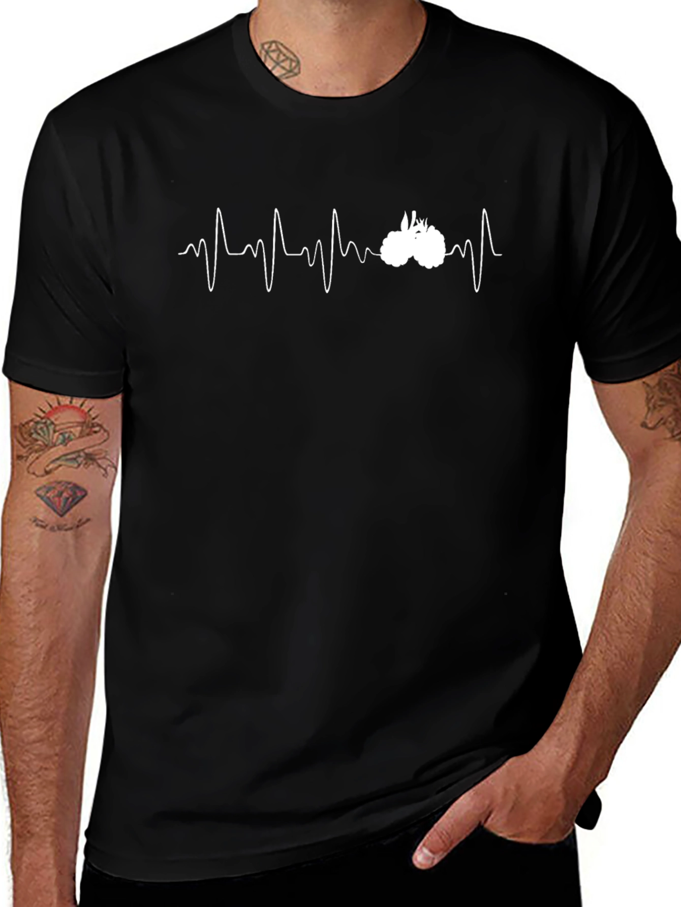 Tractor Heartbeat T-Shirt - Farming Life Tee