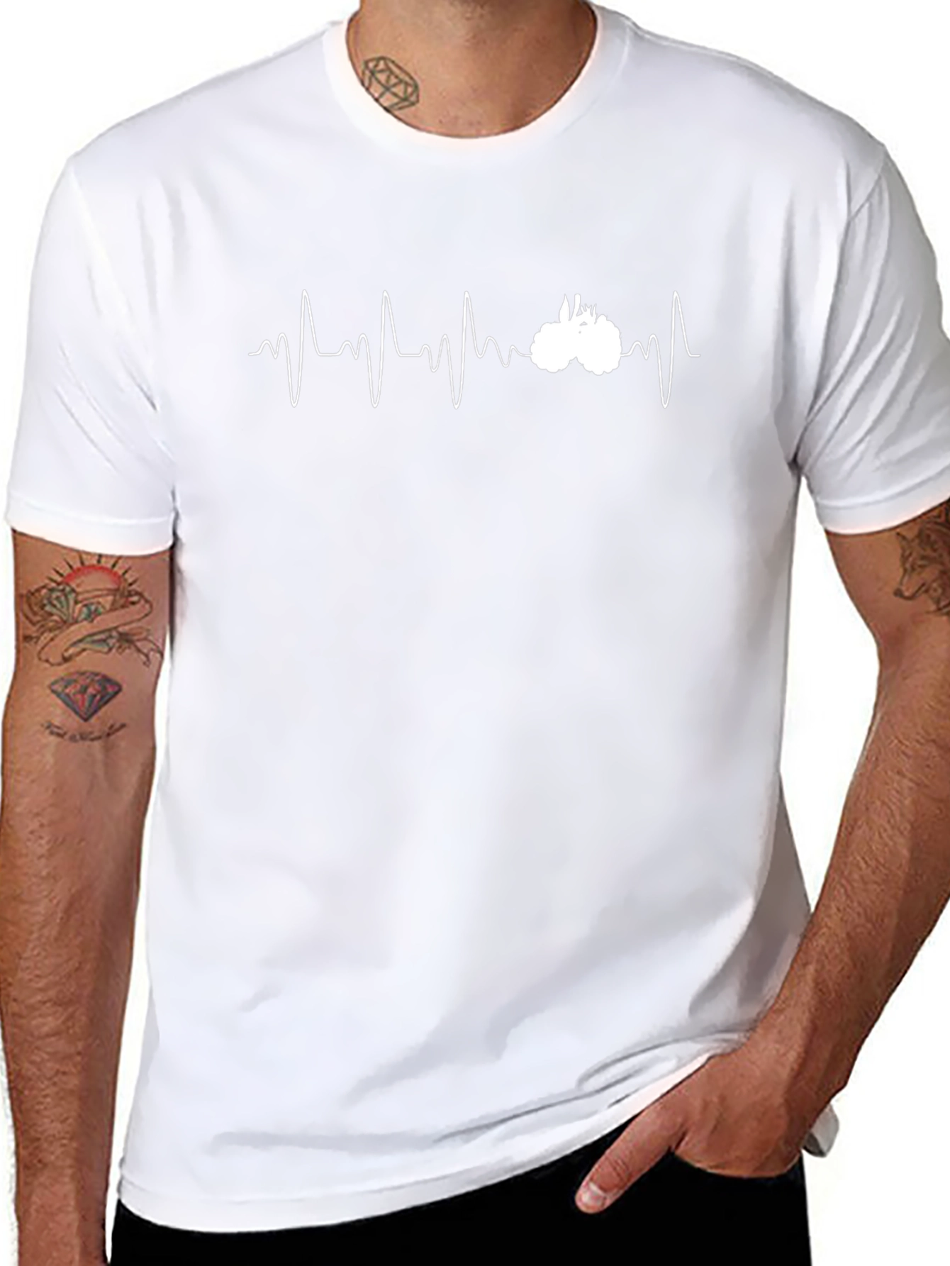 Tractor Heartbeat T-Shirt - Farming Life Tee