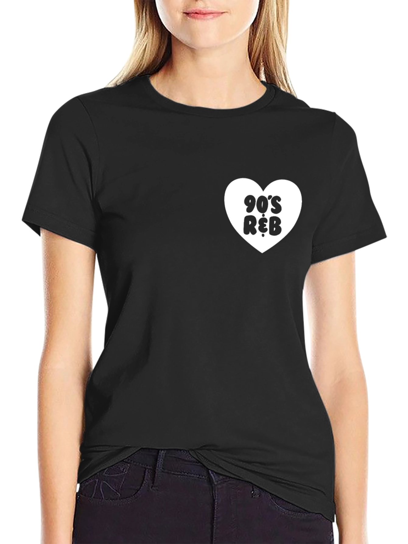 90s R&B Heart Graphic T-Shirt