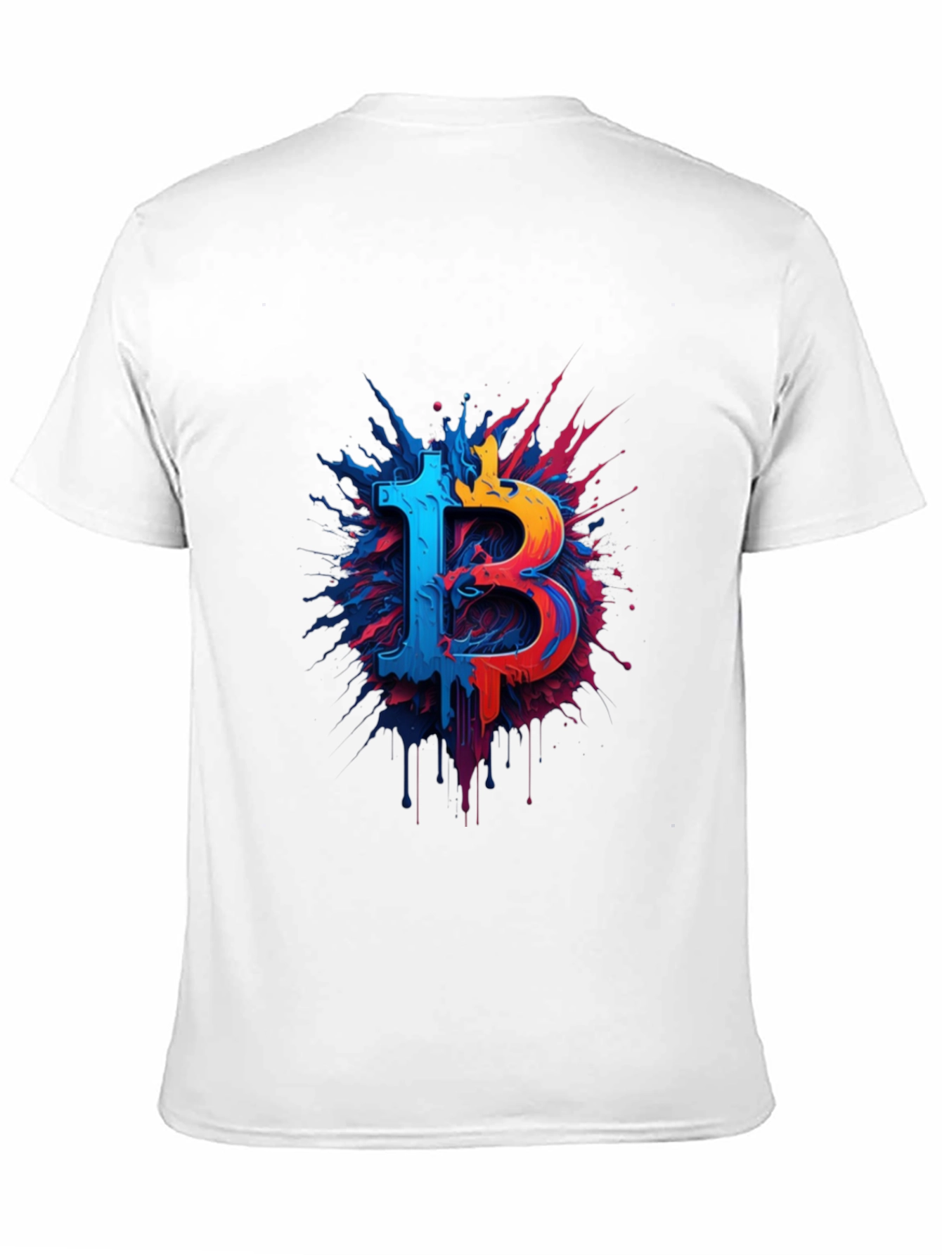 Bitcoin Splash Graphic Tee - Crypto T-Shirt