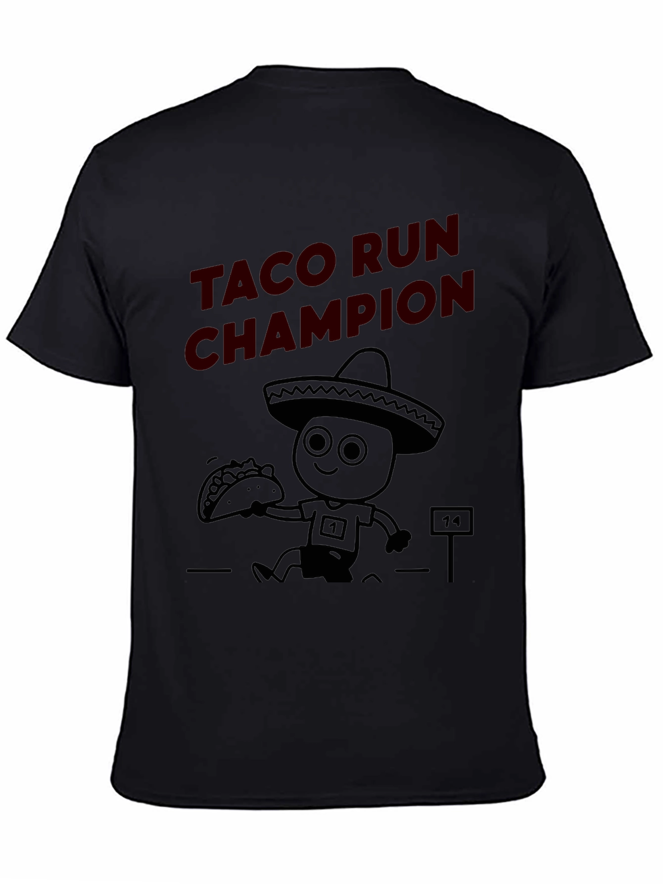 Taco Run Champion Graphic T-Shirt