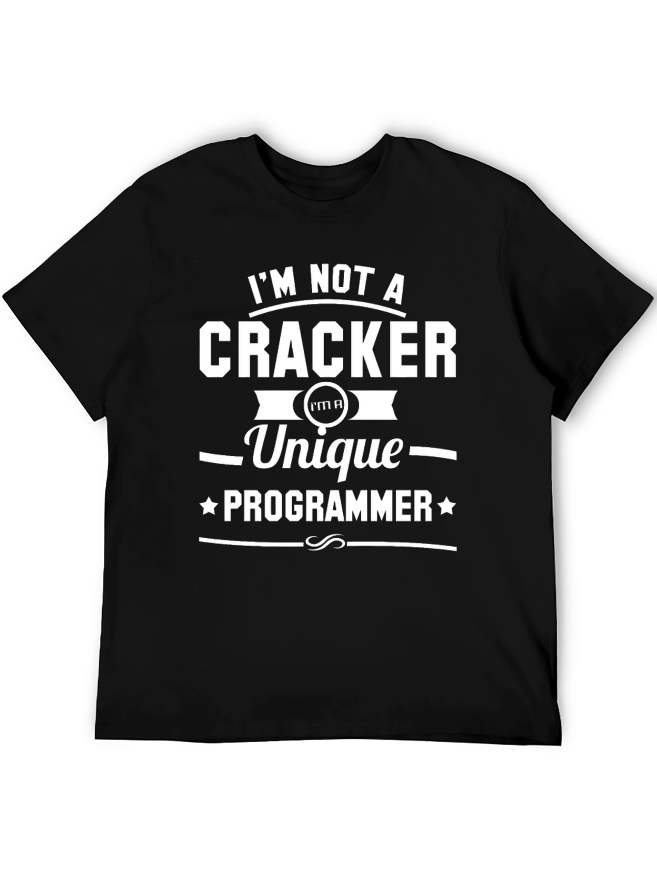 Unique Programmer Graphic Tee - Black Cotton T-Shirt