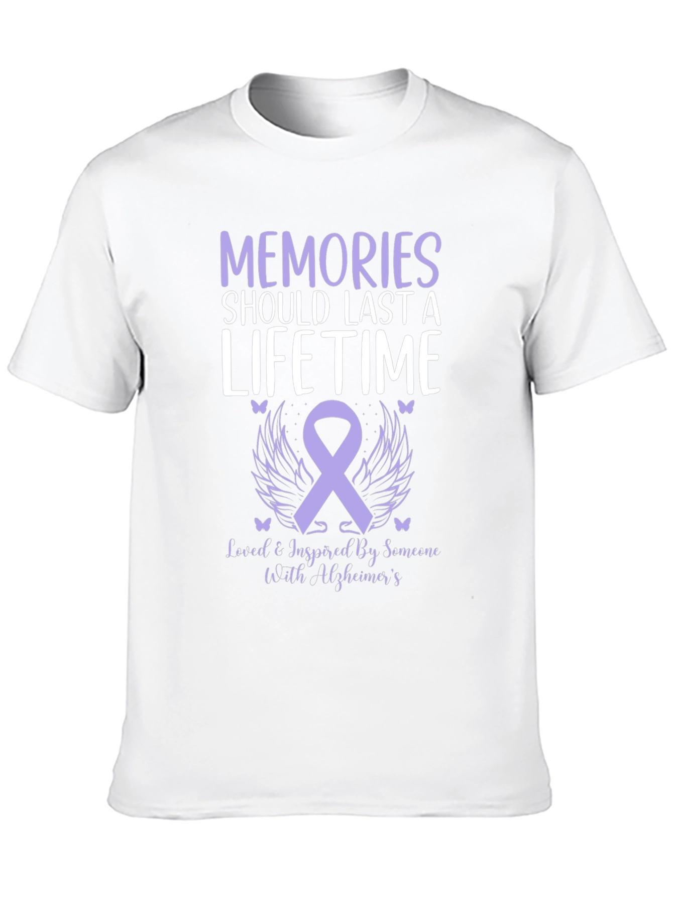 Alzheimers Awareness T-Shirt: Memories Lifetime