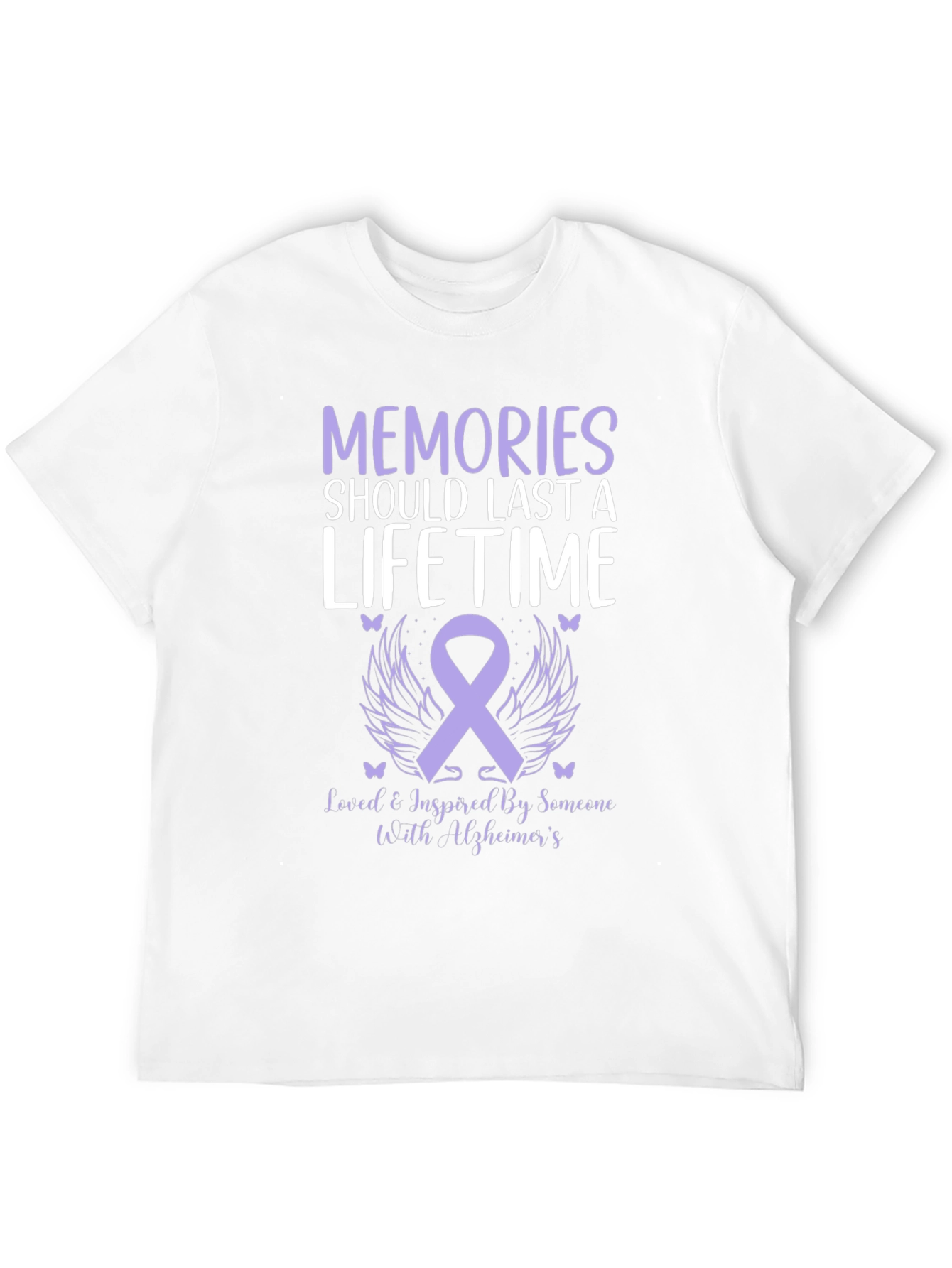 Alzheimers Awareness T-Shirt: Memories Lifetime