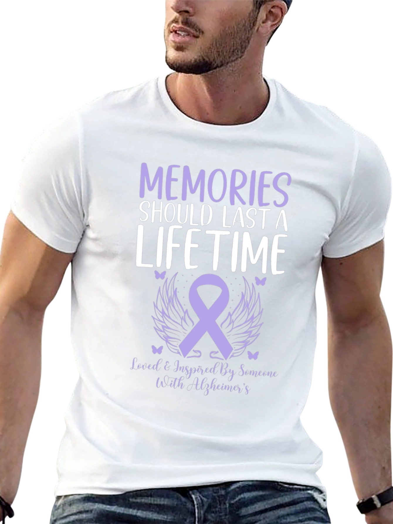 Alzheimers Awareness T-Shirt: Memories Lifetime
