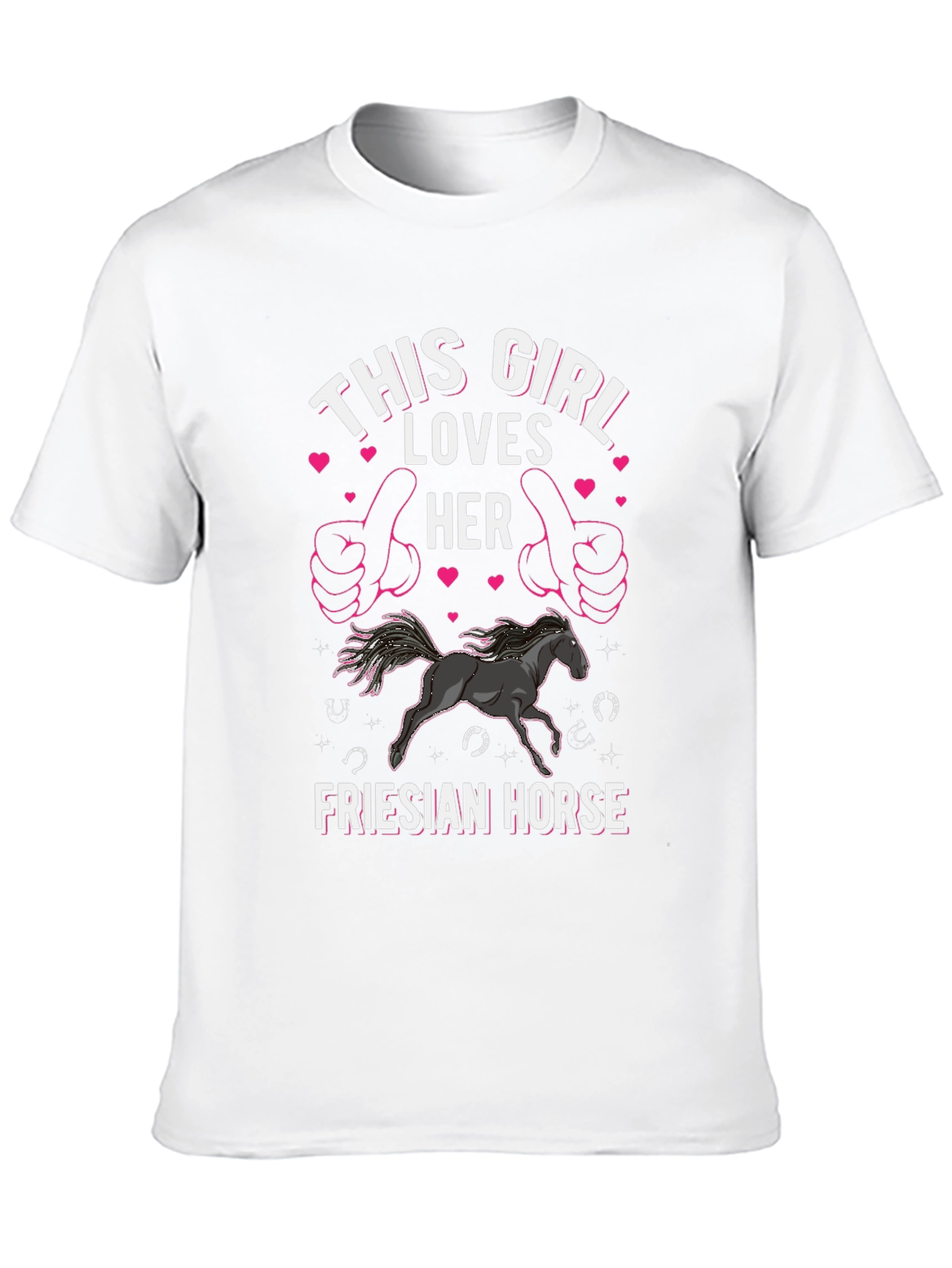 This Girl Loves Her Friesian Horse T-Shirt